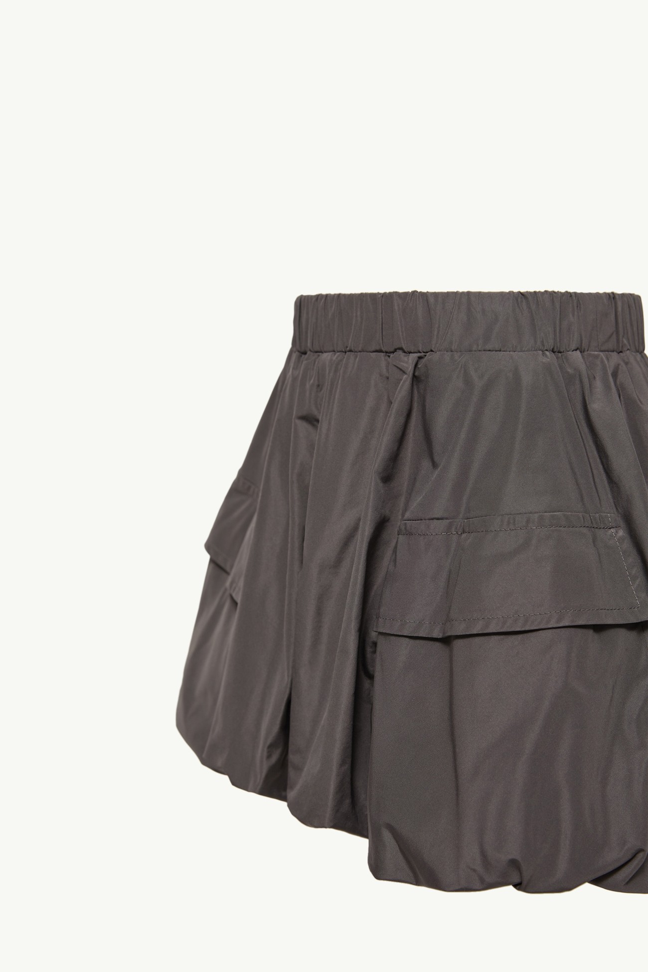 Shorts aus Taft Mädchen Dunkelgrau Moncler 2