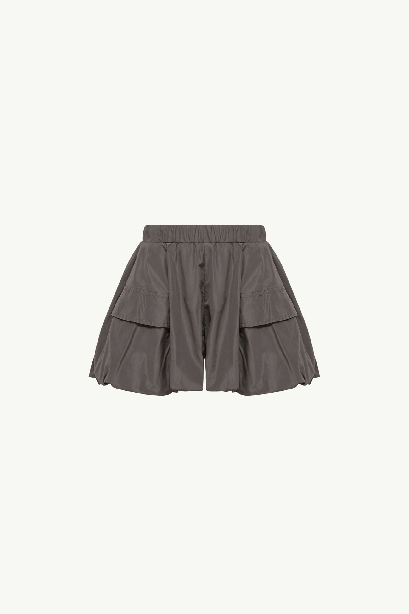 Taffeta Shorts Girl Dark Grey Moncler 0