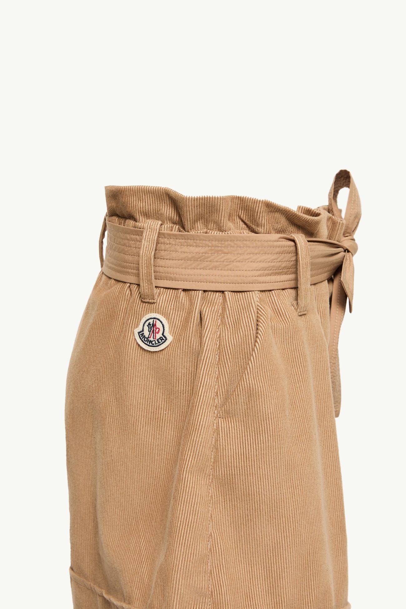Corduroy Shorts Girl Beige Moncler 2