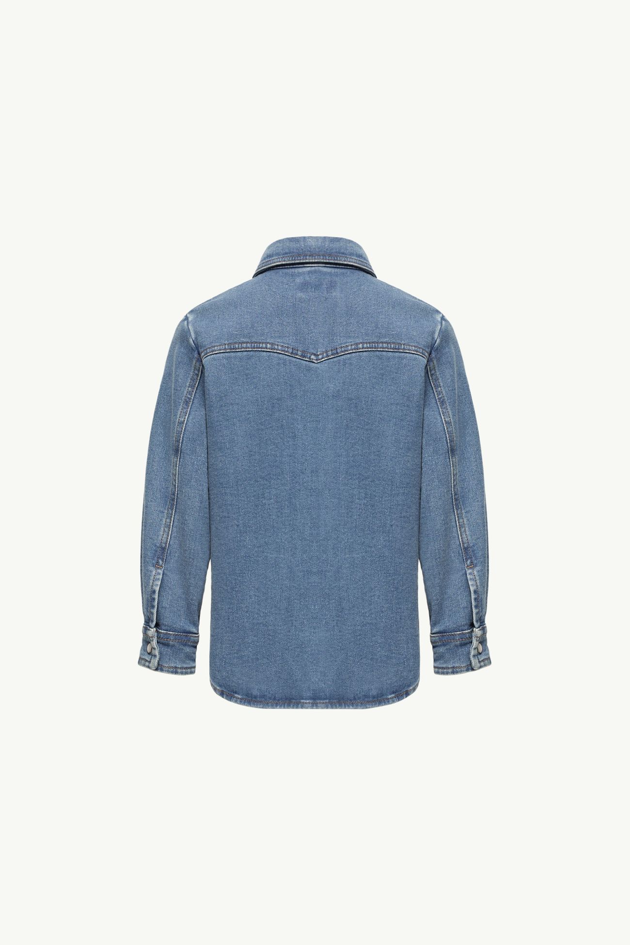男童牛仔衬衫 男童 丹宁蓝 Moncler 3