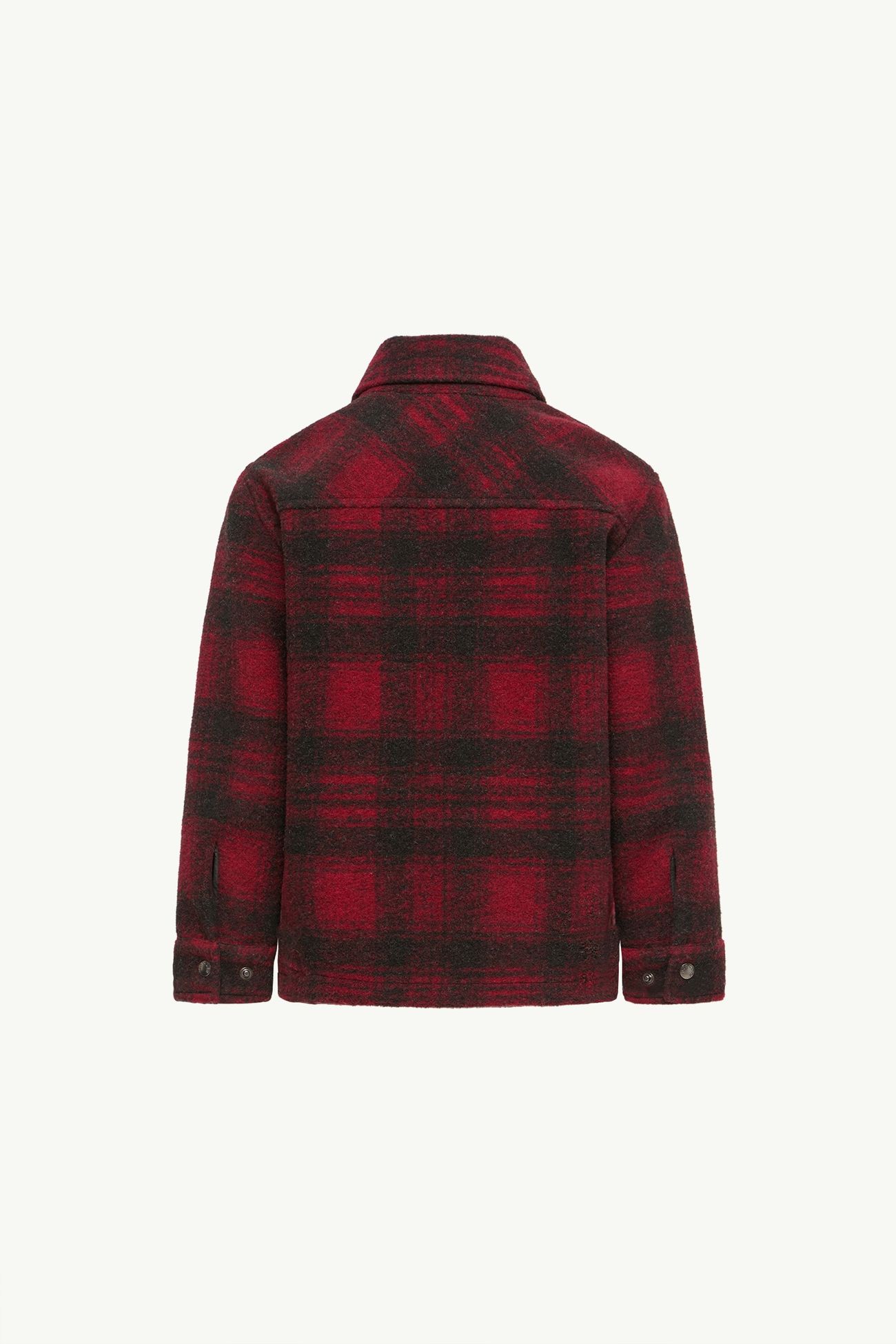 シャツジャケット ボーイズ レッド & ブラック Moncler 3