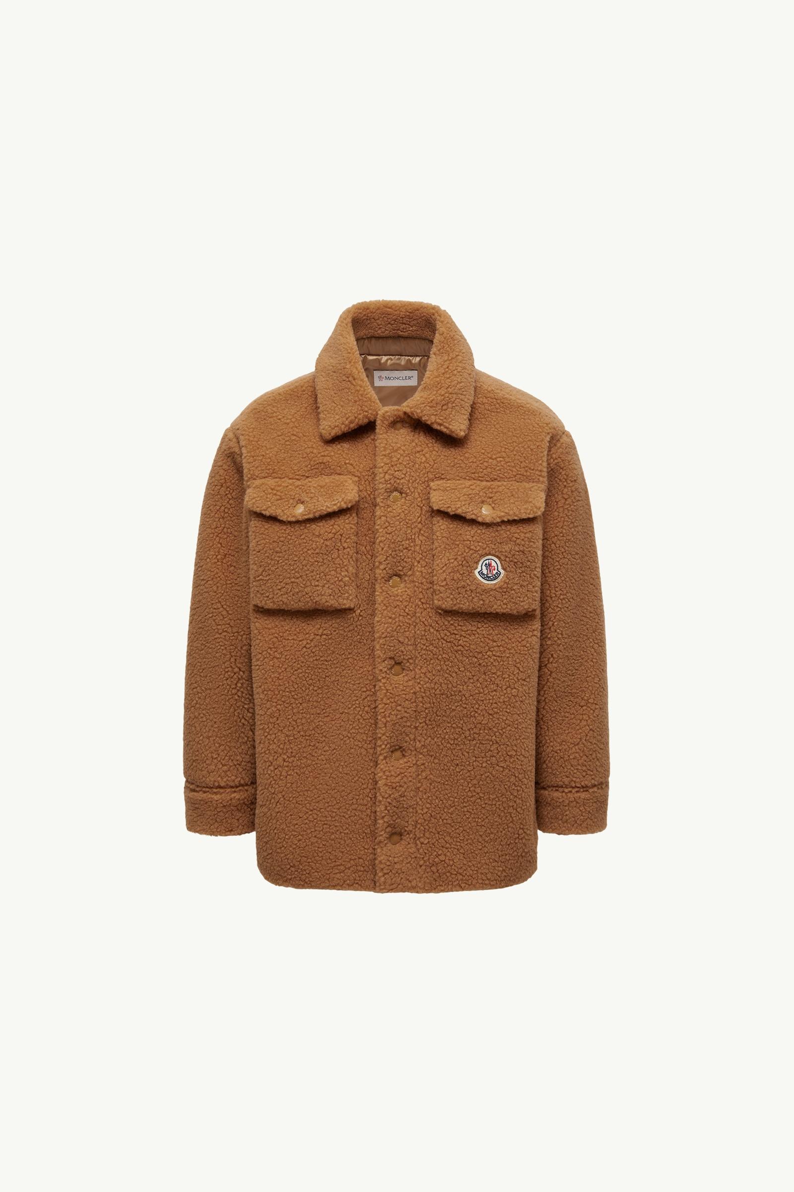 Long Sleeve Teddy Shirt Boy Brown Moncler, 1 of 0