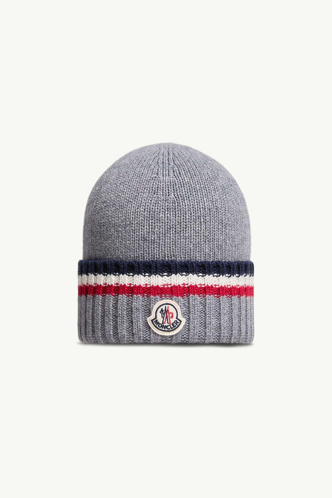 儿童羊毛和山羊绒便帽 男童 灰色 Moncler 0