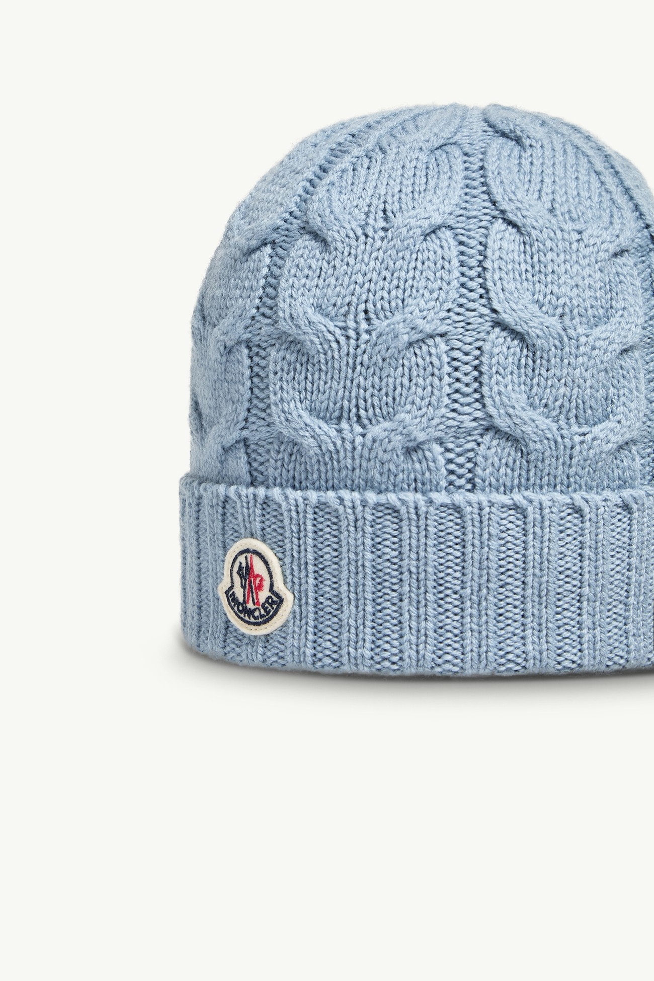 羊毛冷帽 男童 淺藍色 Moncler 1