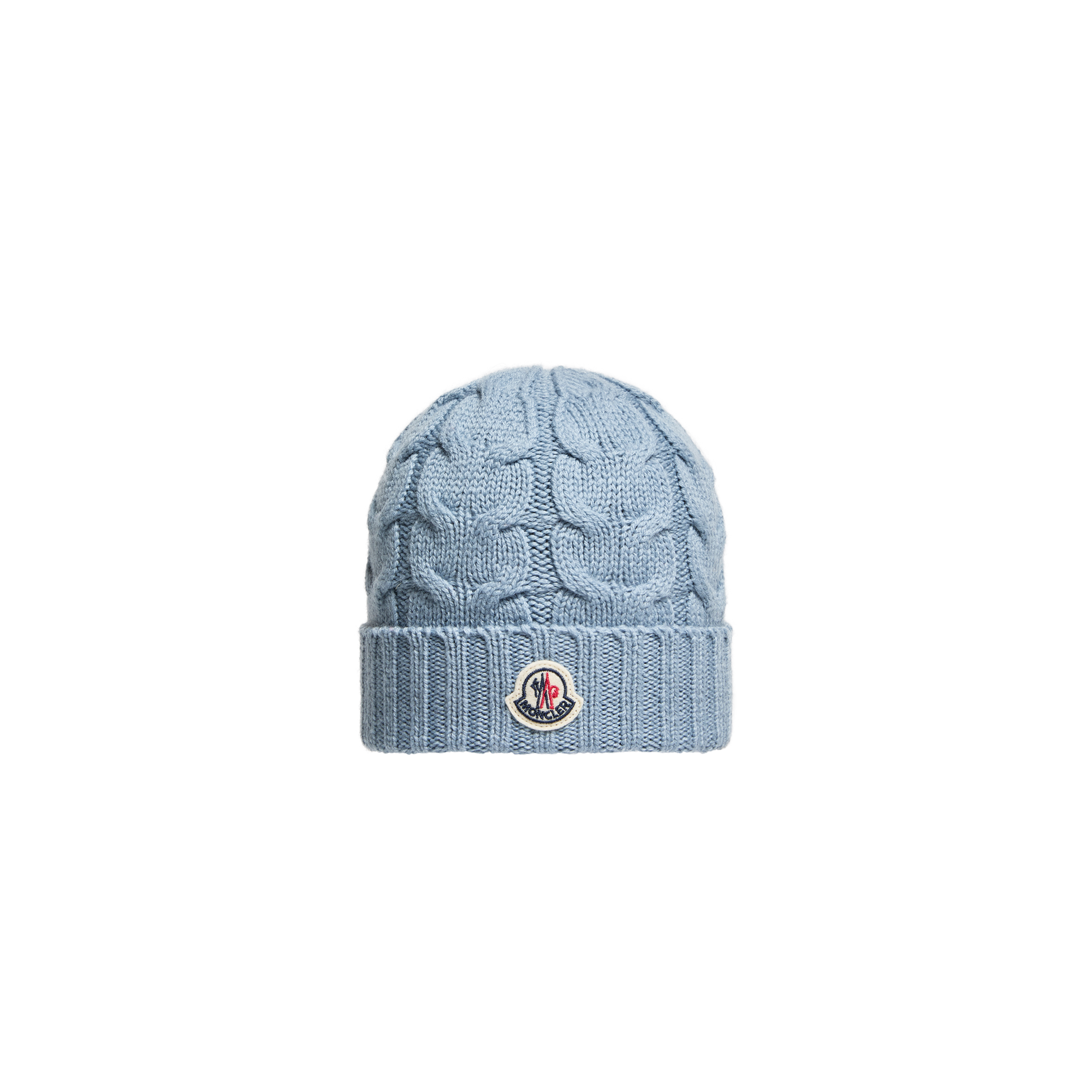 Moncler  Wool Beanie for Boys in Blue, Size: M