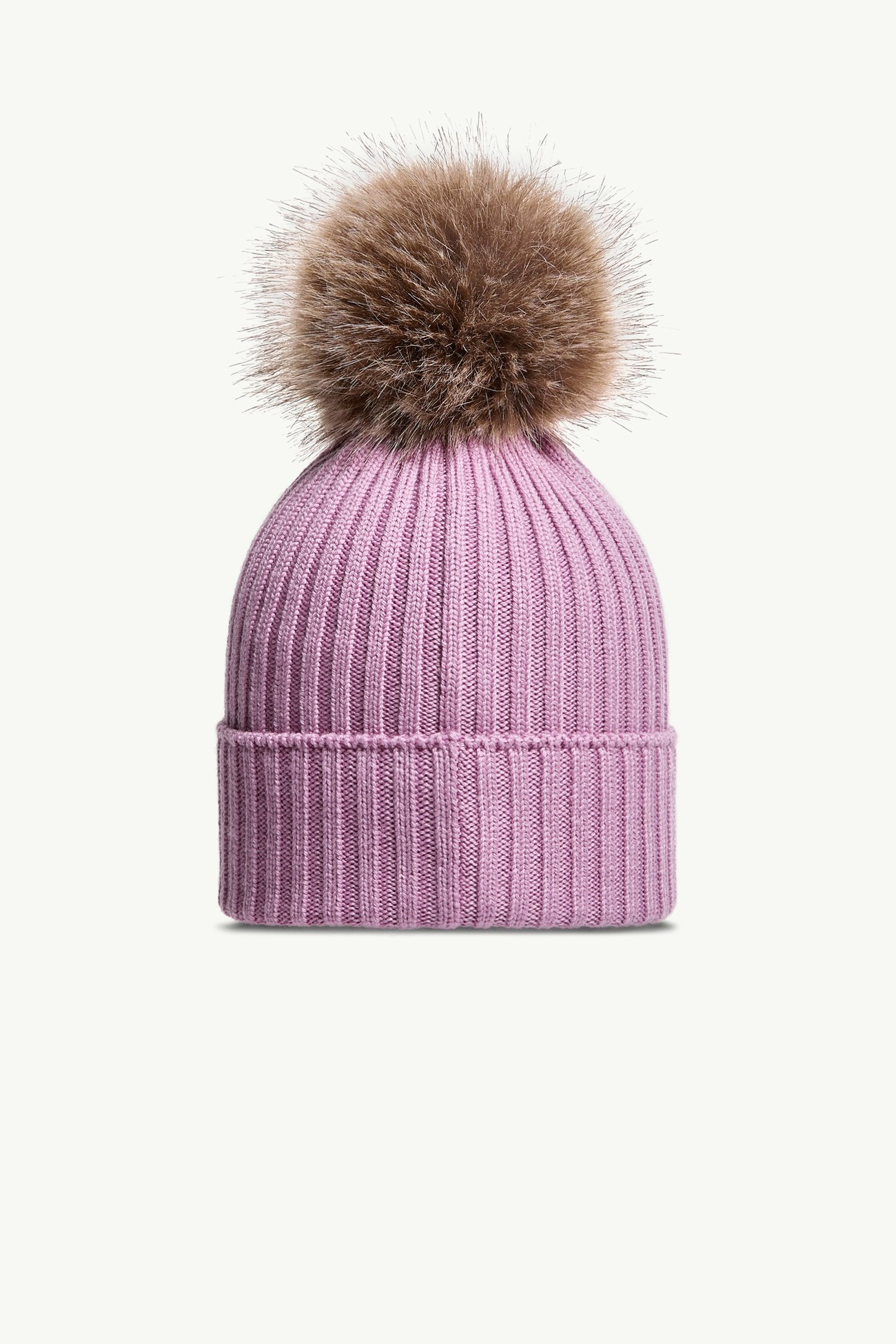 Merino Wool Beanie Girl Lilac Moncler 2