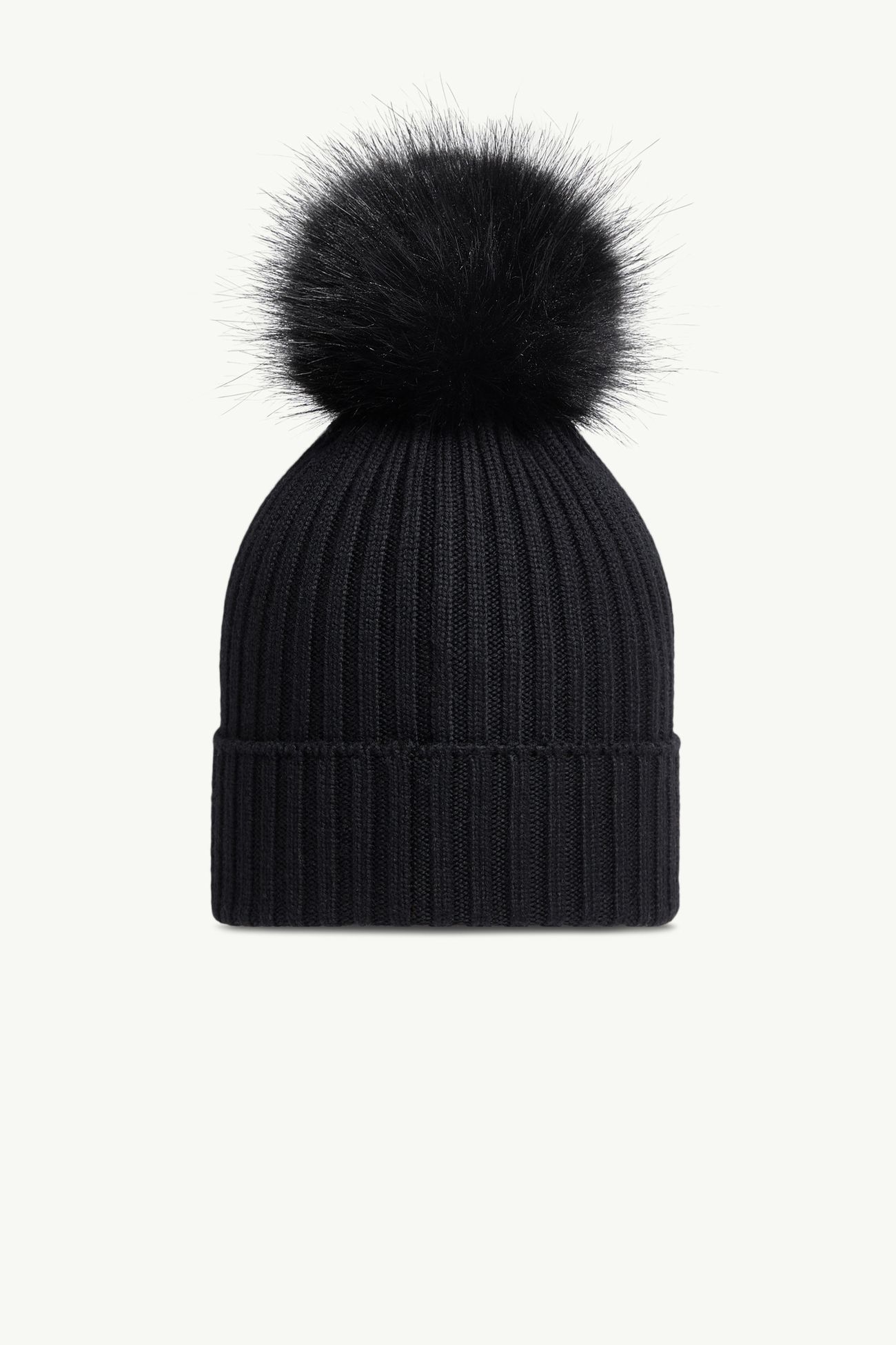 女童羊毛绒球便帽 女童 黑色 Moncler 2