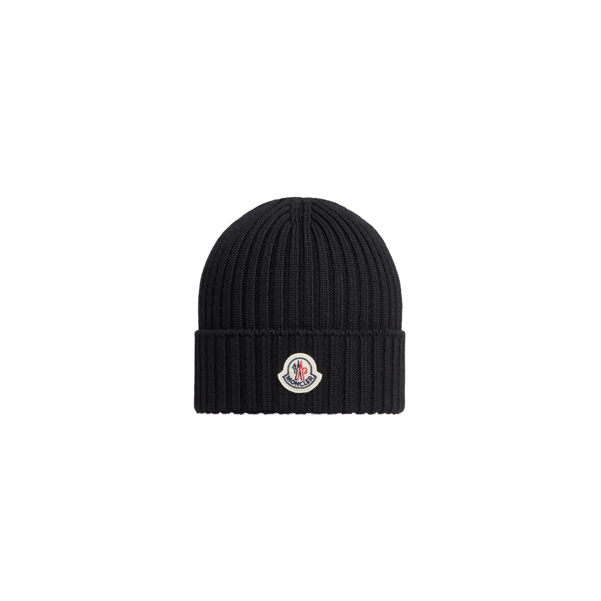 Moncler  Wool Beanie for Children in Black, Size: S
