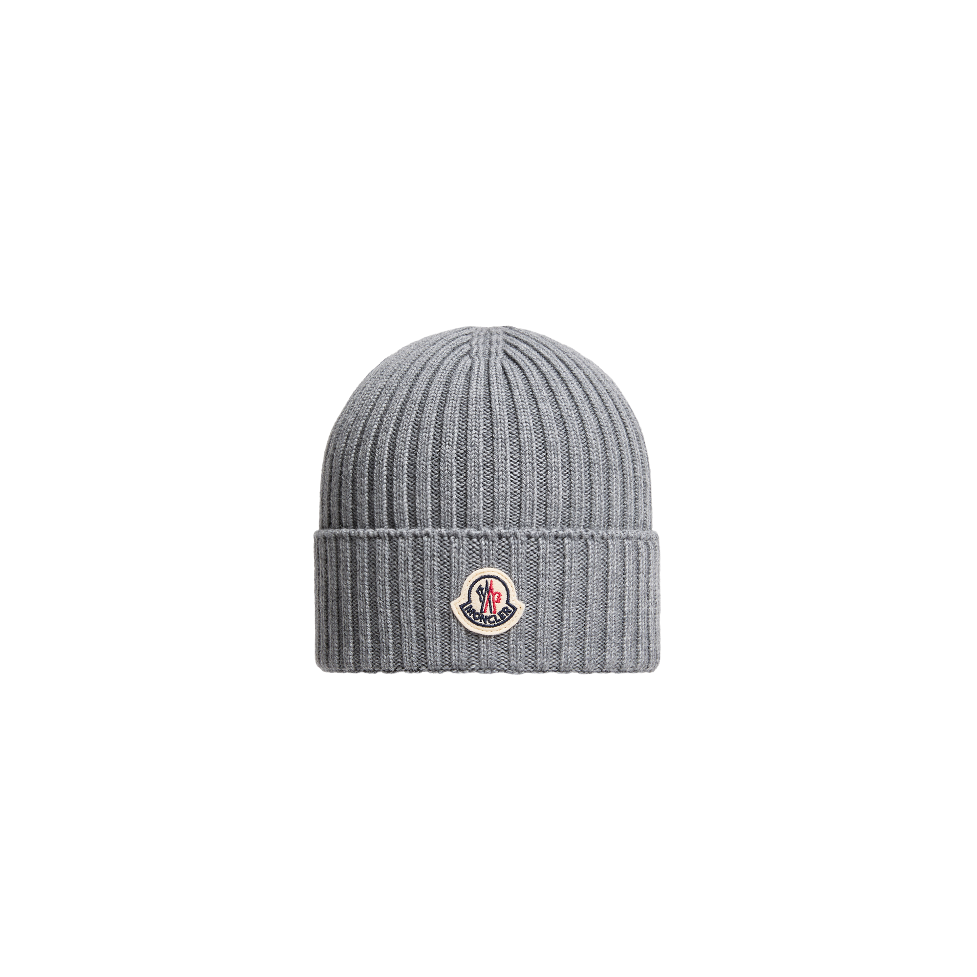 Moncler Mütze Aus Wolle für Jungen in Grau in Größe: L