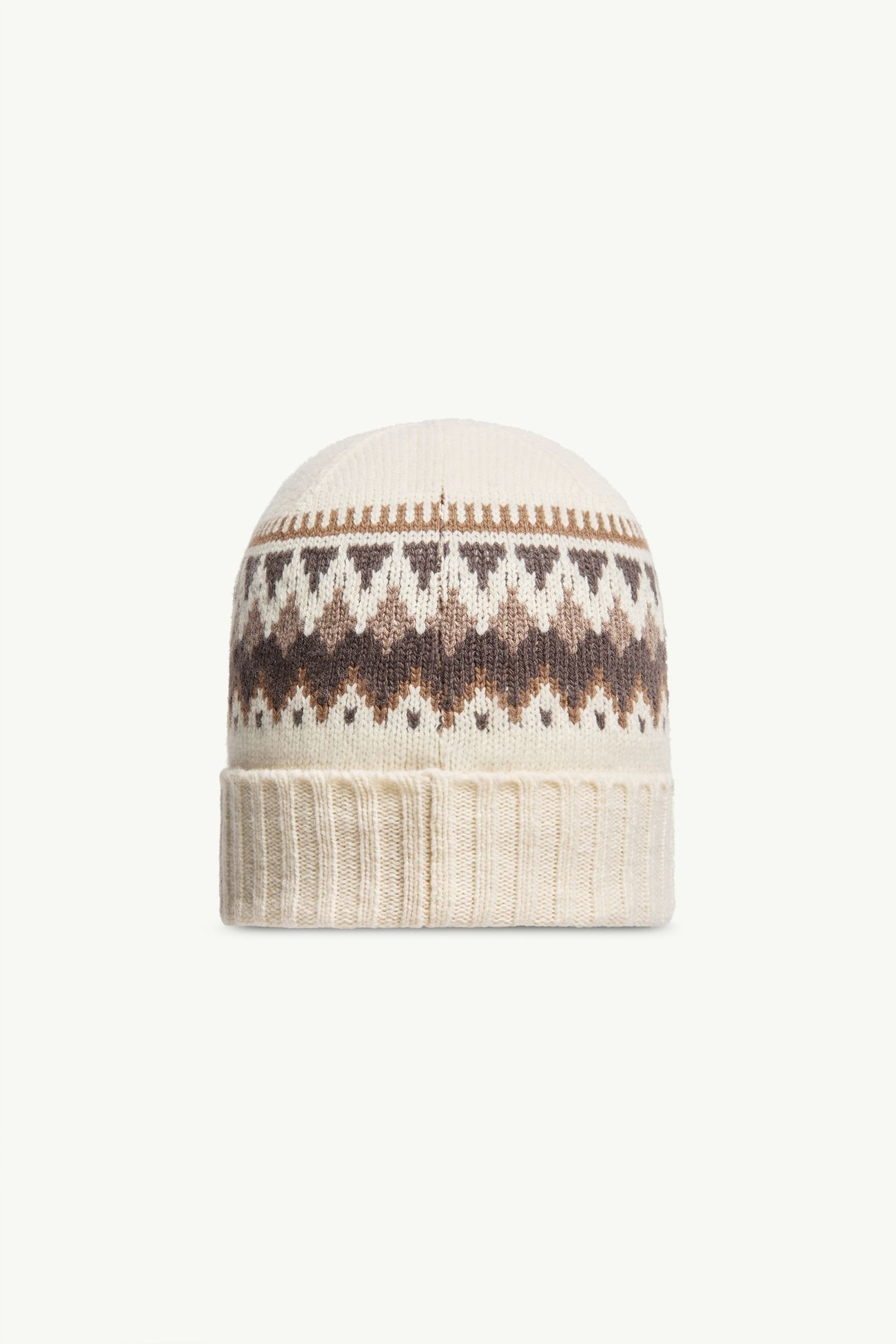 Gorro de lana con jacquard Niño Blanco Moncler 3