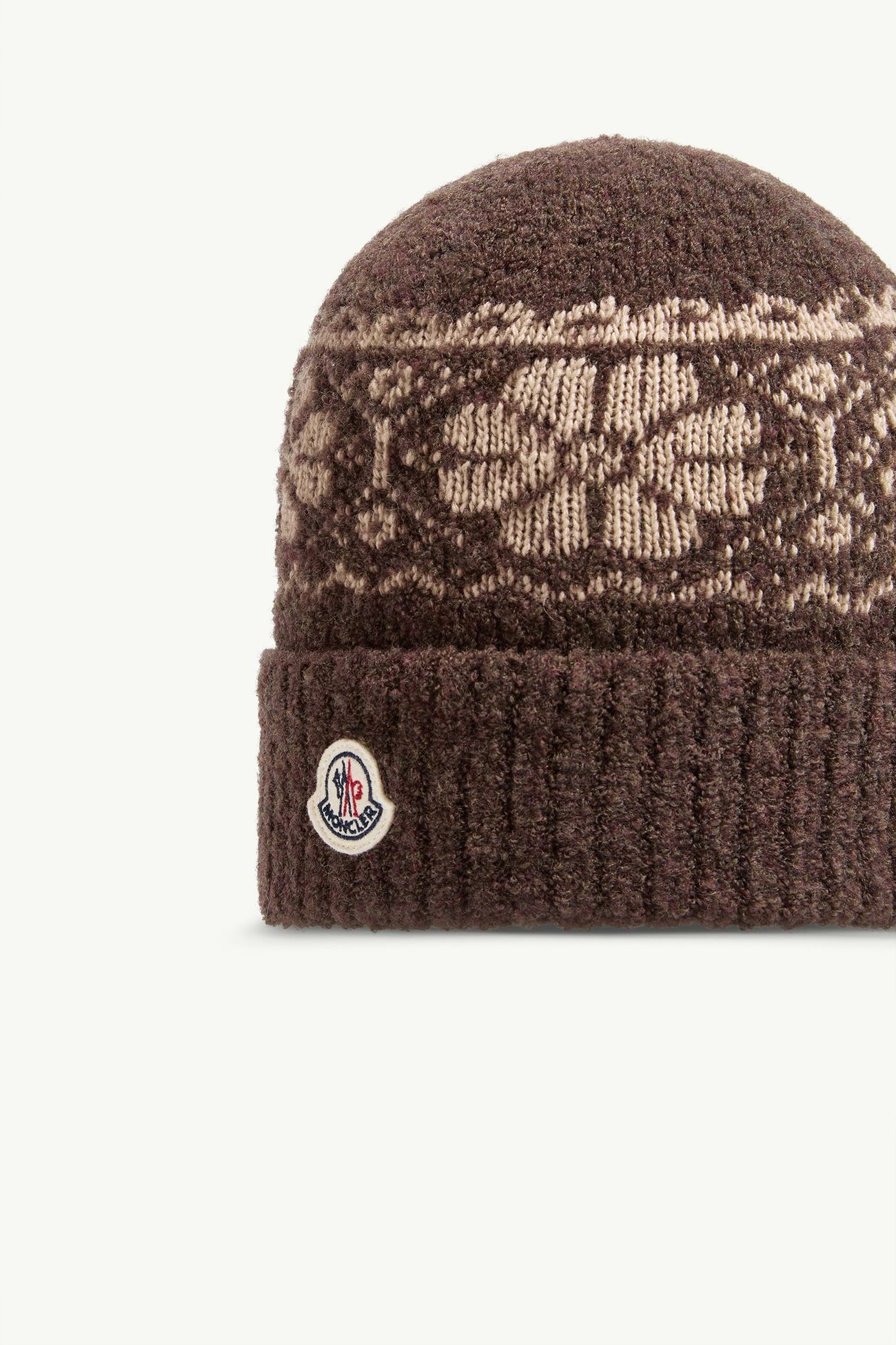Bonnet en laine Fille Marron Moncler 1