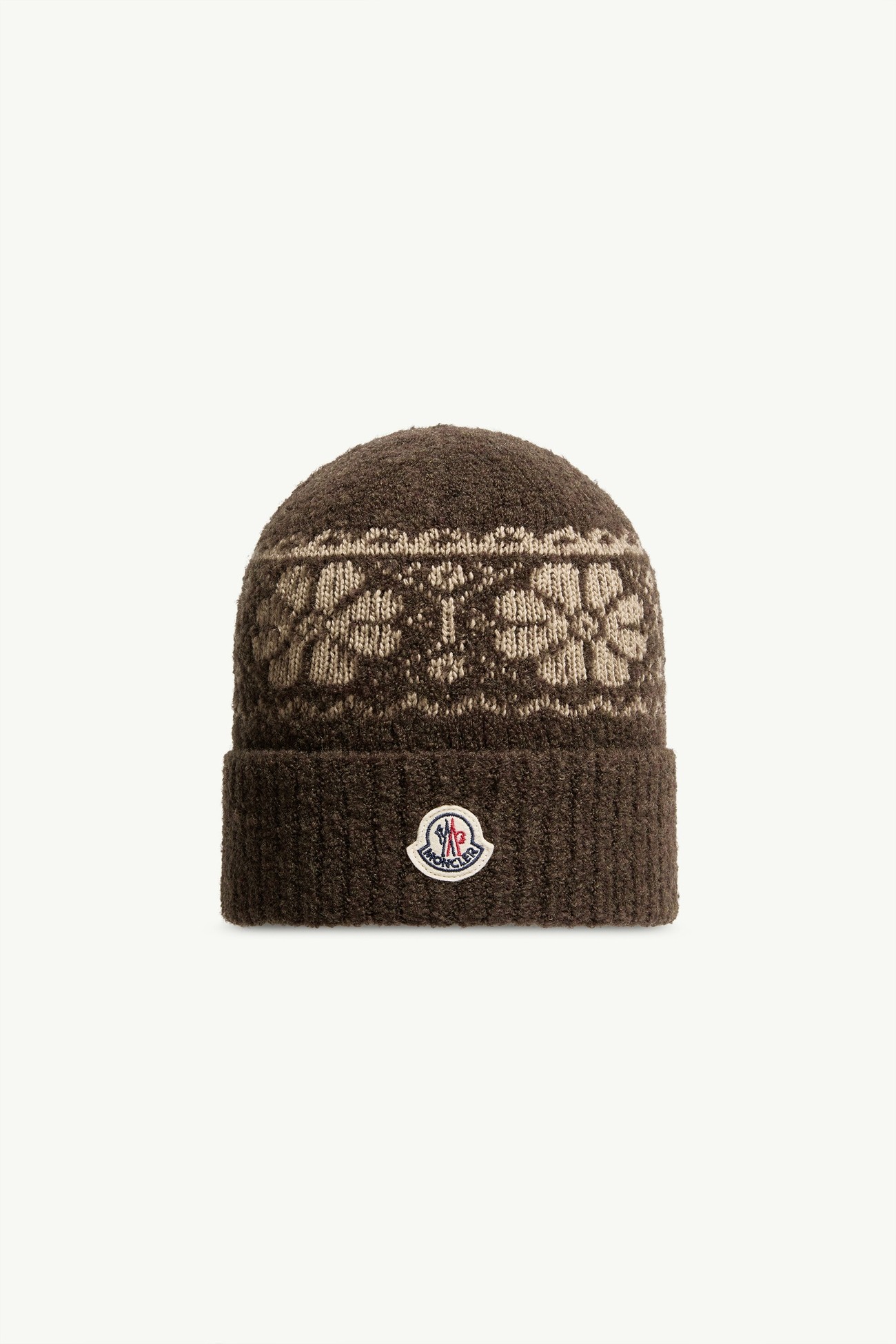 女童羊毛便帽 女童 棕色 Moncler 0
