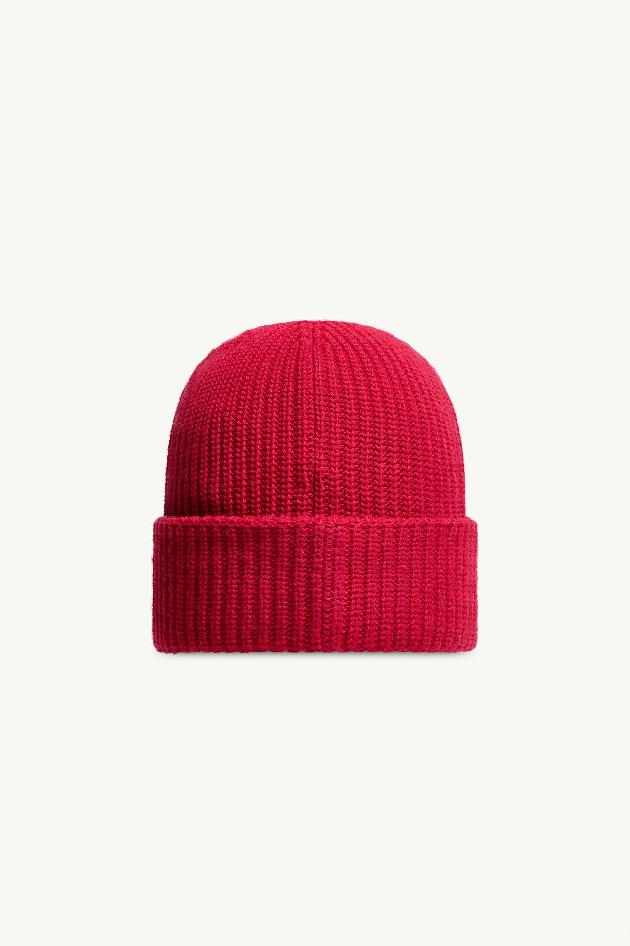 刺繡標誌羊毛和羊絨混紡冷帽 男童 紅色 Moncler 2