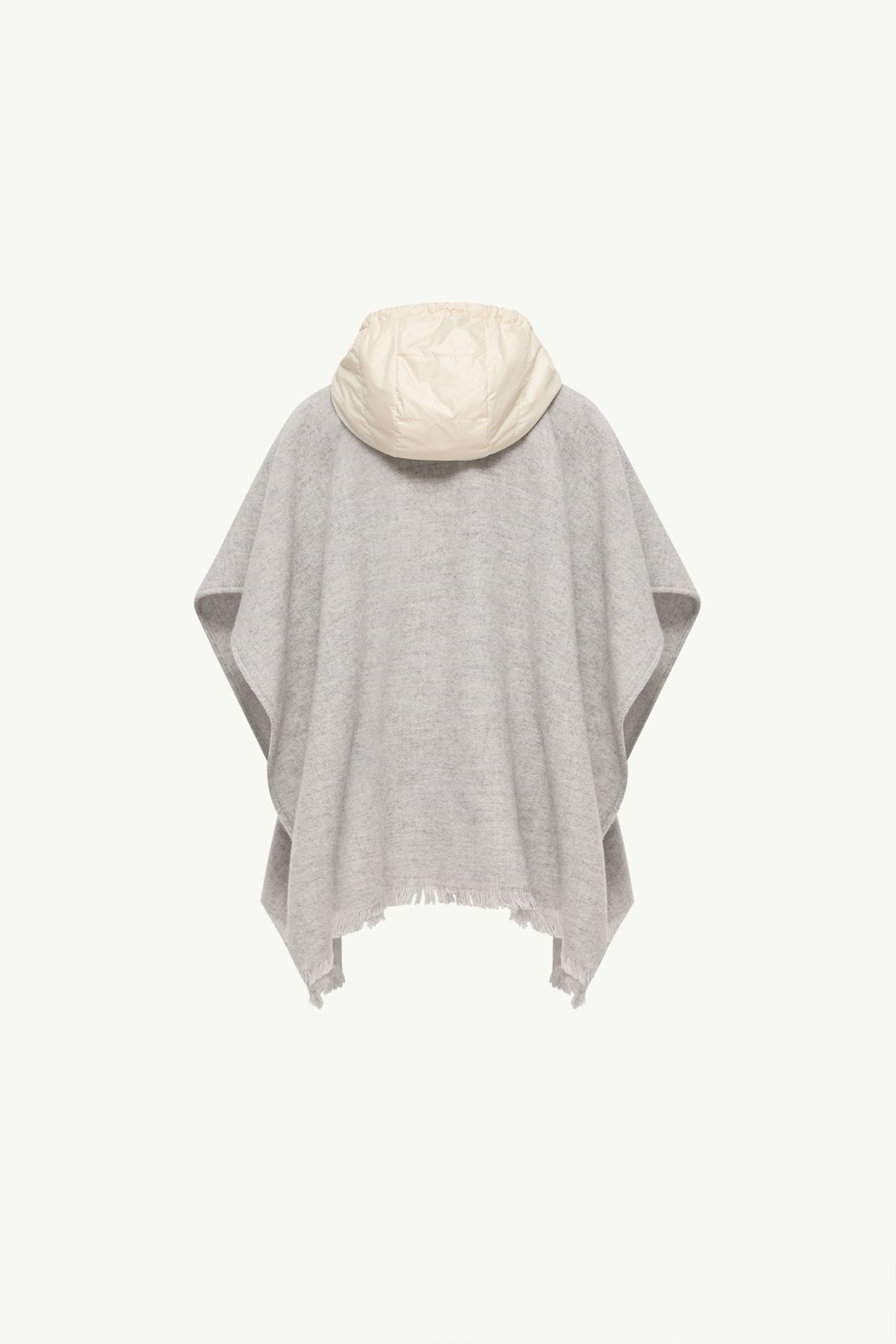 女童加衬羊毛连帽斗篷 女童 灰色 Moncler 3