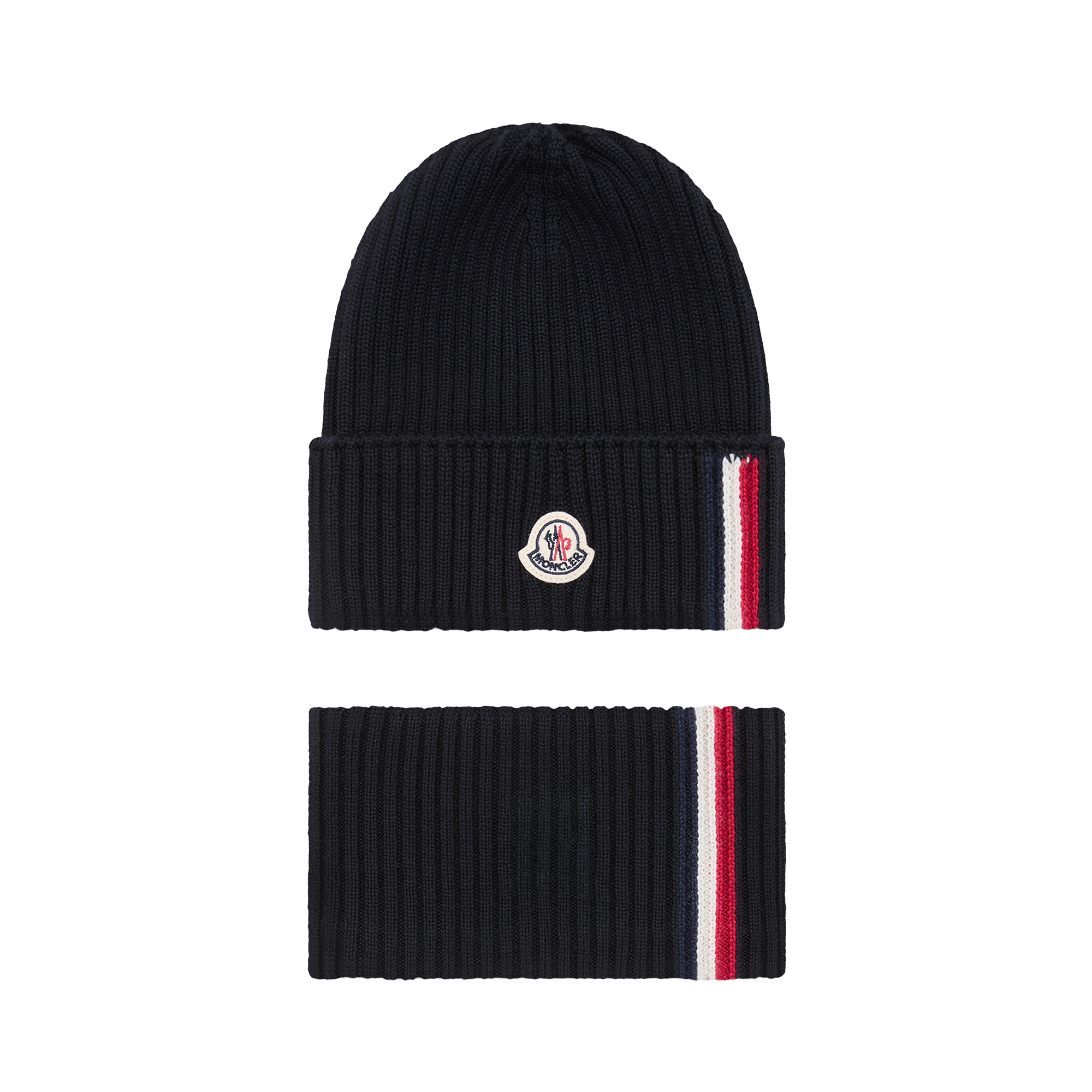 Moncler Wool Blend Tricolour Set Boys da Size: S