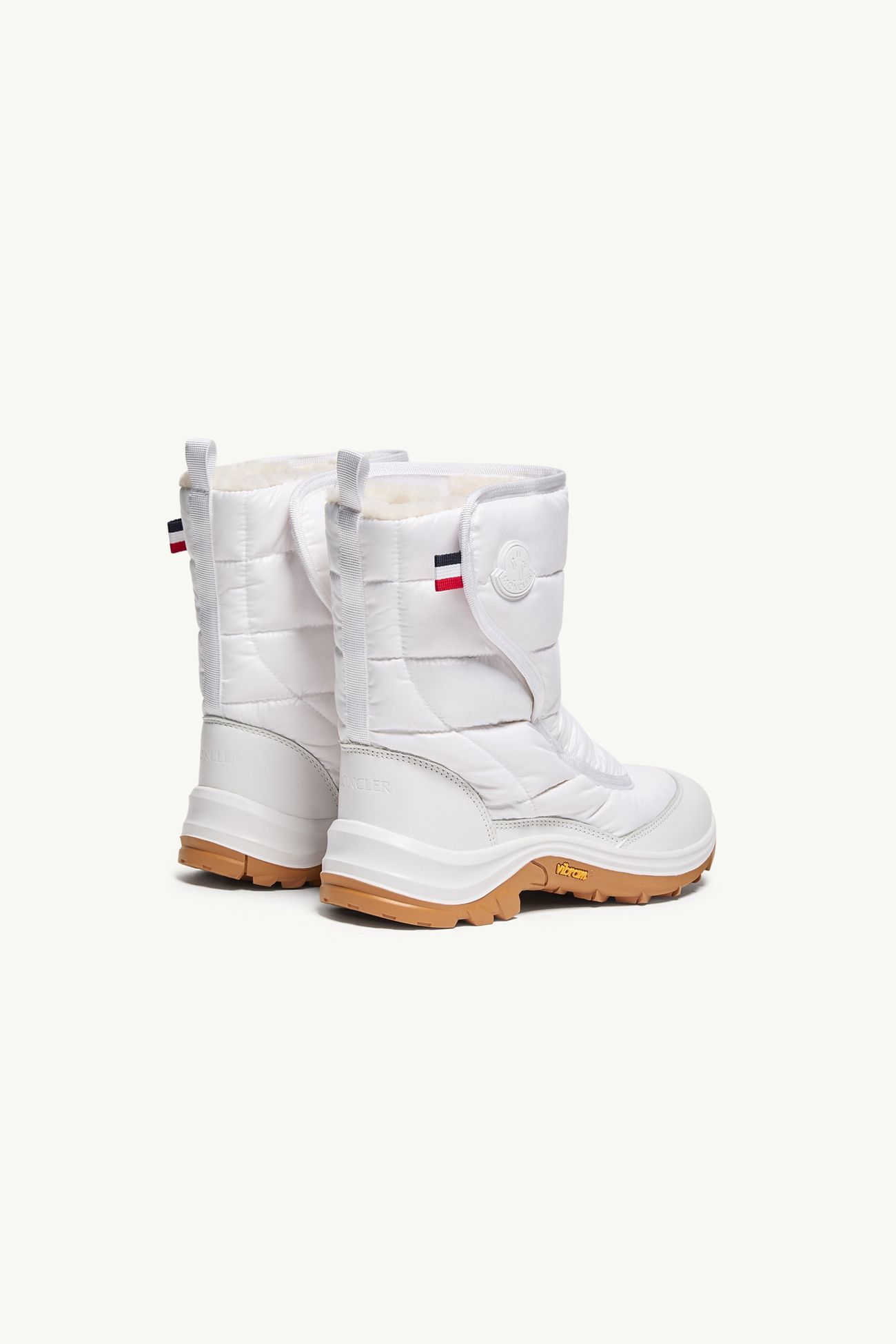 Gepolsterte Schneestiefel Genderneutral Weiß Moncler 3