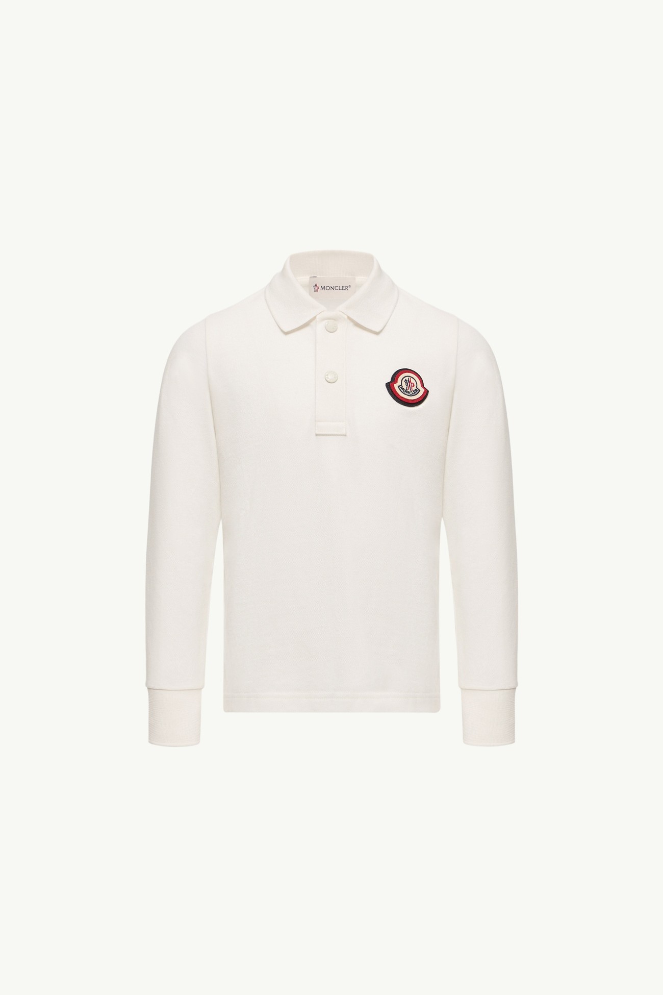 男童长袖棉质Polo衫 男童 白色 Moncler 0