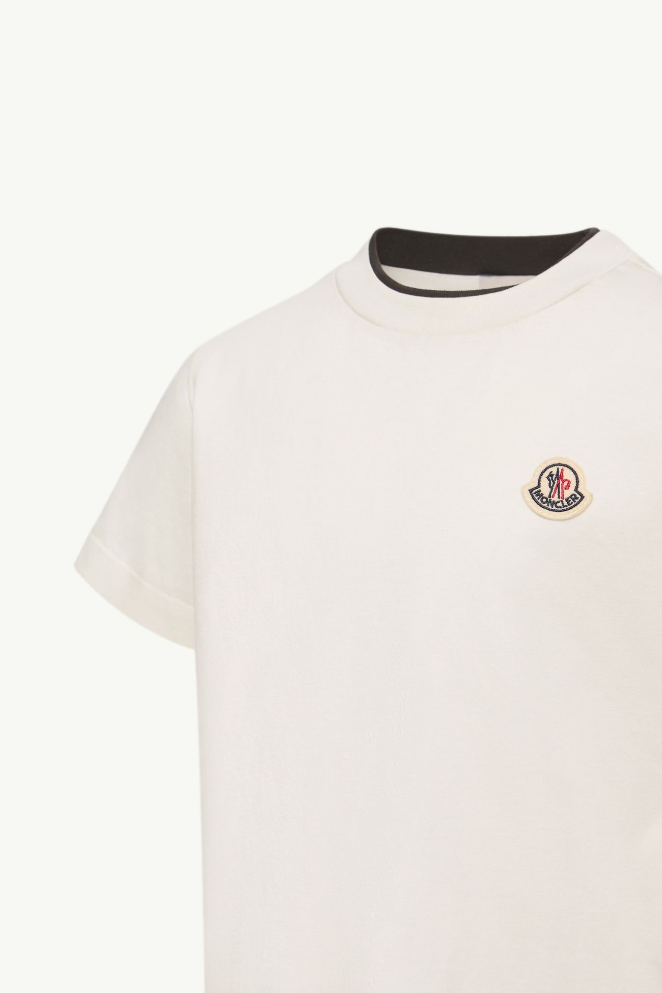 로고 코튼 티셔츠 키즈 남아 화이트 Moncler 2