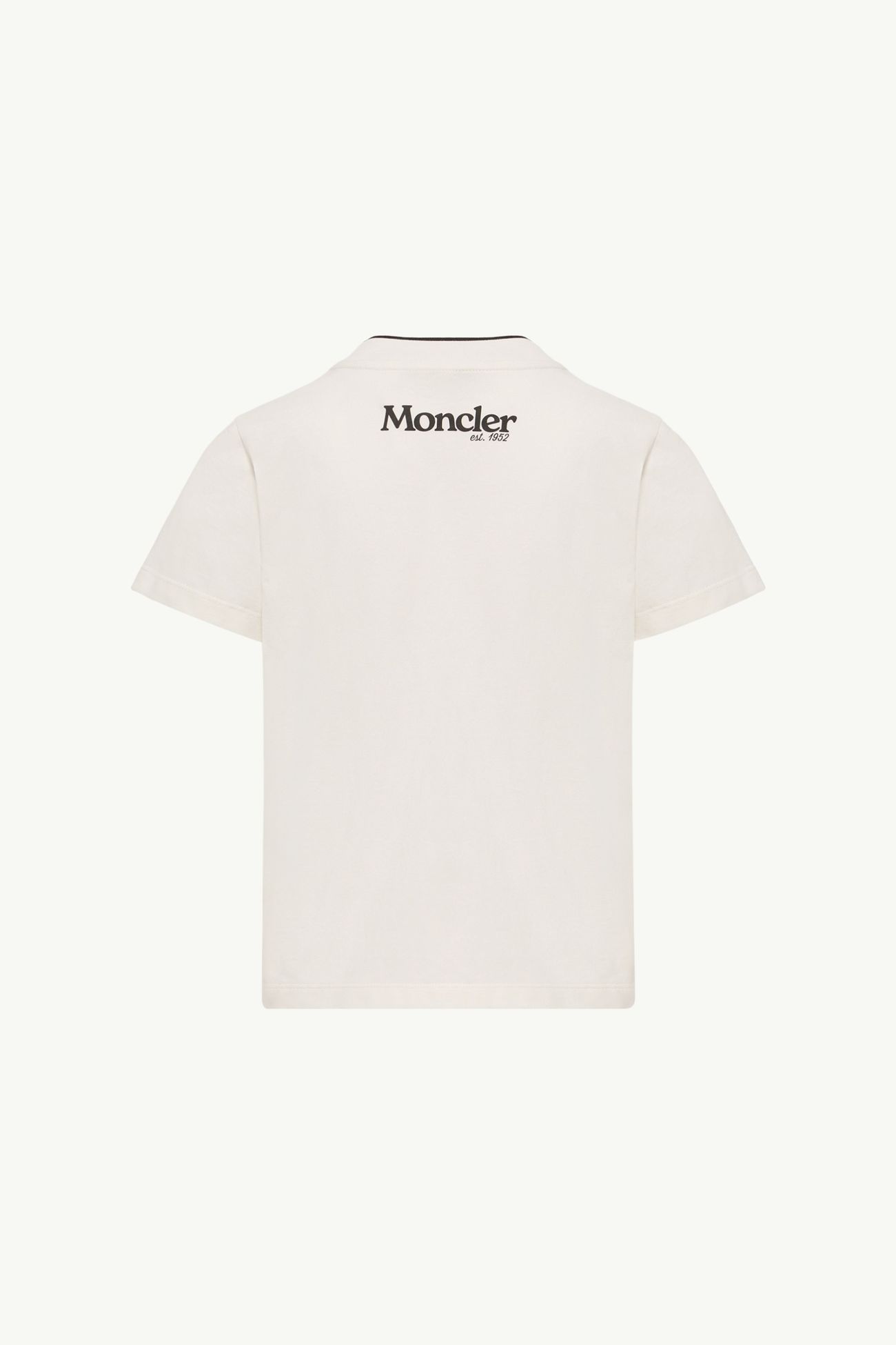 Camiseta de algodón con logotipo Niño Blanco Moncler 3