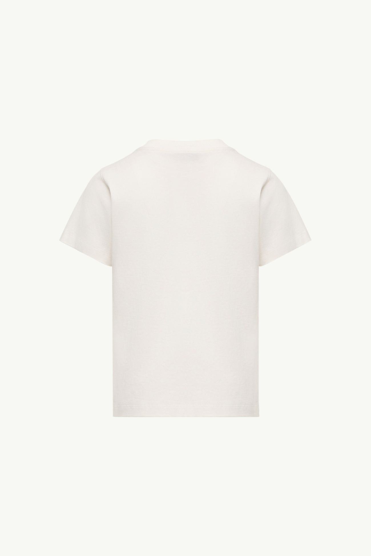 T-shirt logata in cotone Bambino Bianco Moncler 2