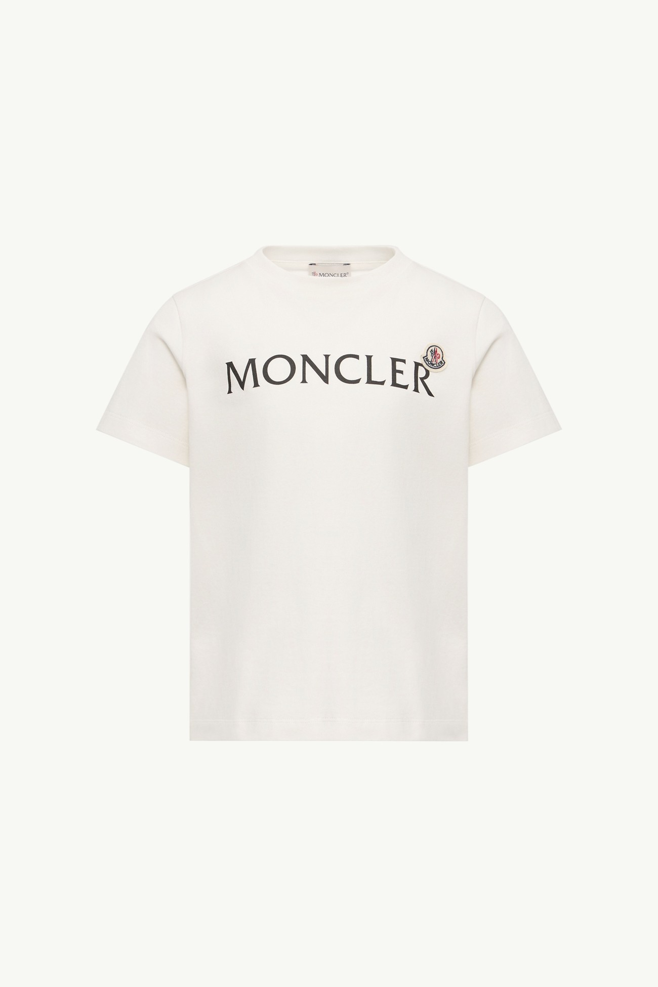 標誌棉質T恤 男童 白色 Moncler 0