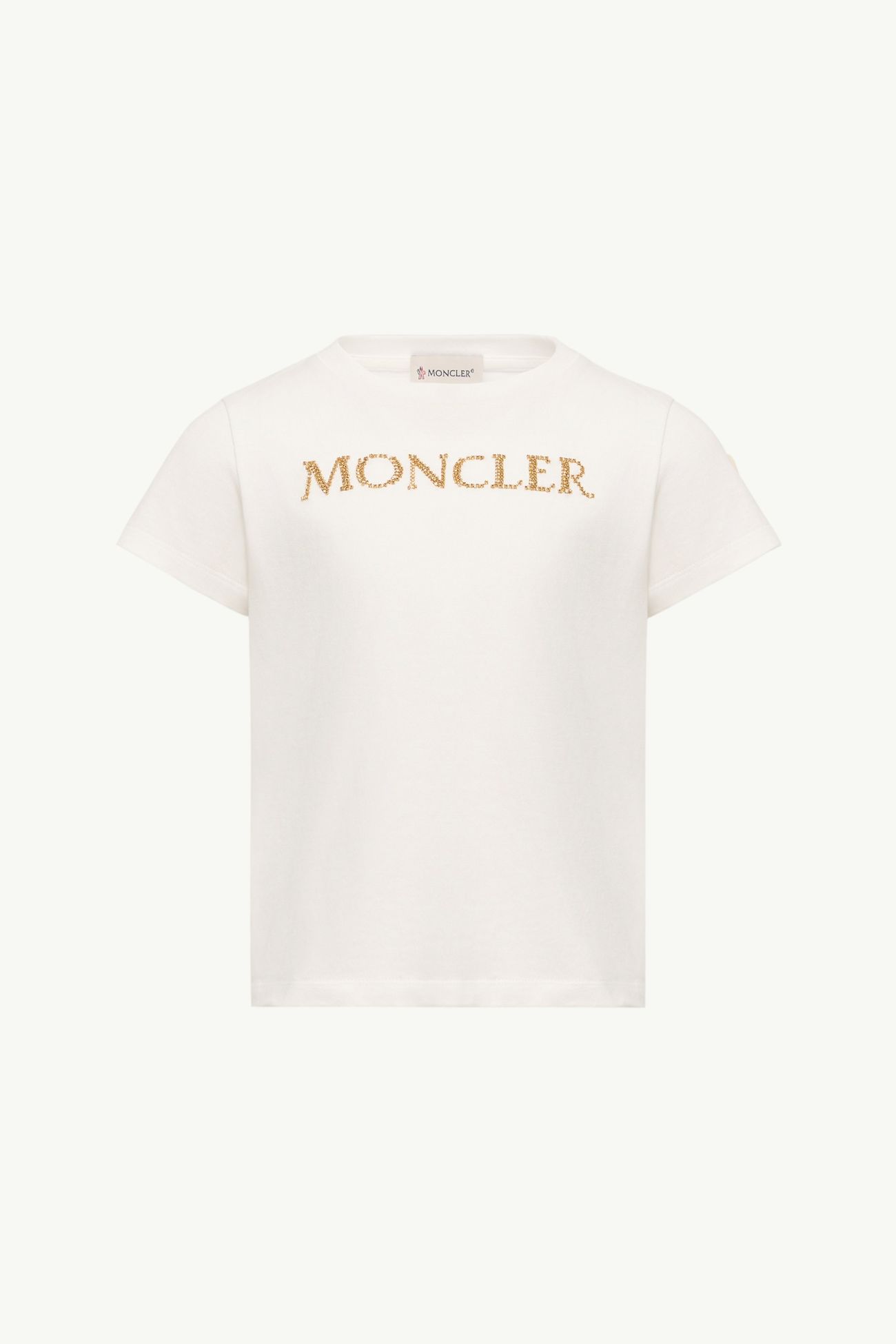 女童刺绣标识棉质T恤 女童 白色 Moncler 0
