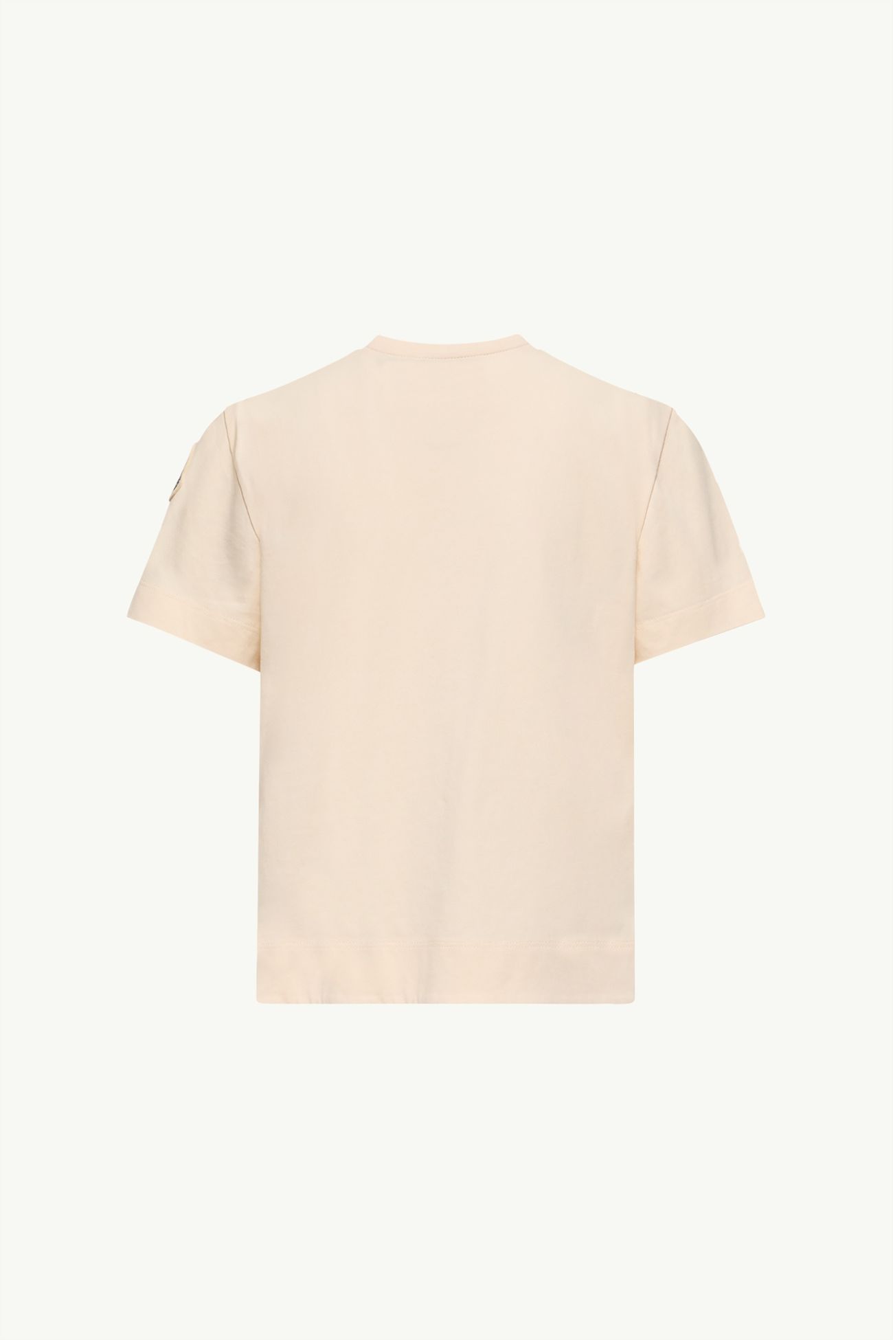 Camiseta de jersey de algodón Niña Blanco Marfil Moncler 3
