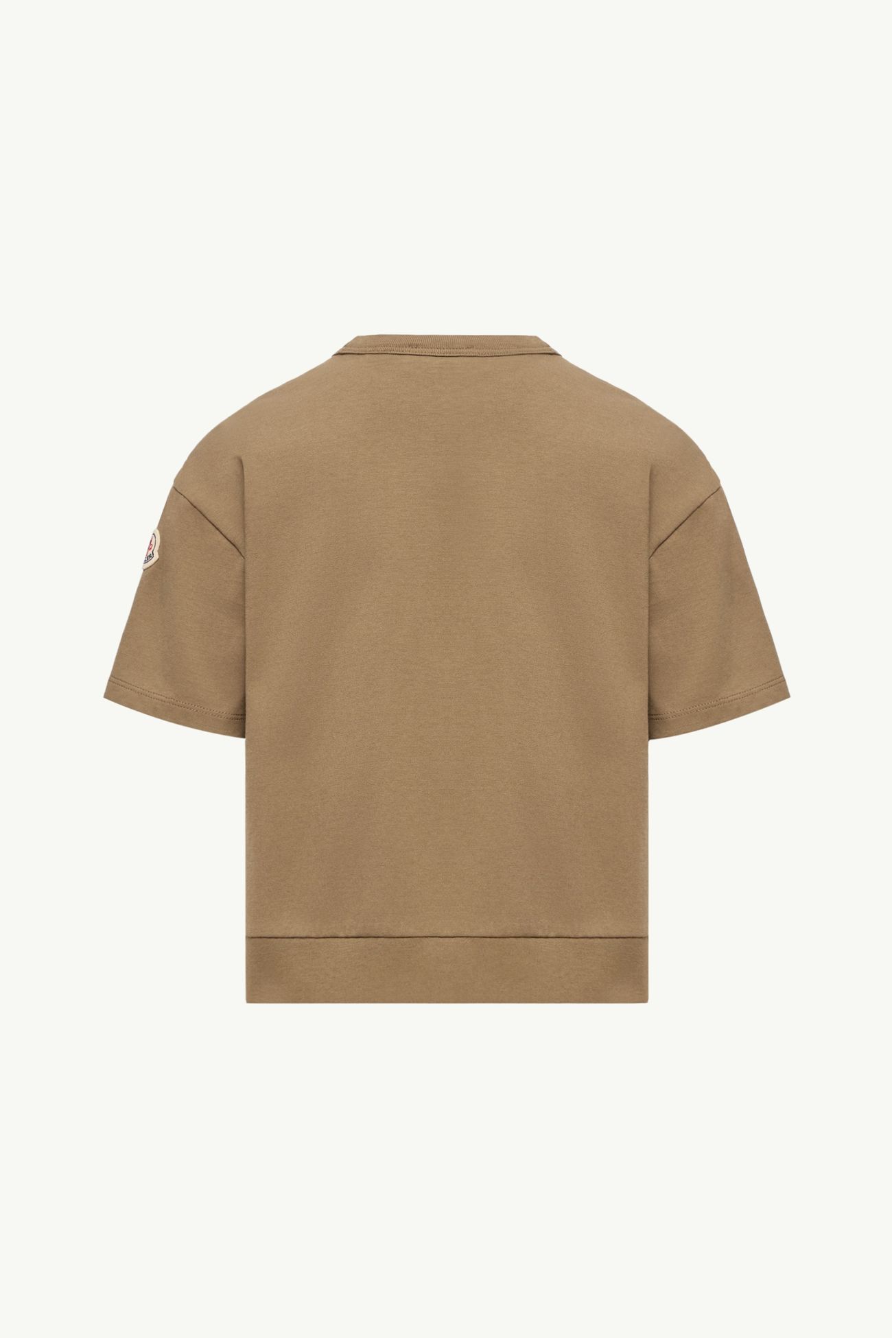 Camiseta de jersey de algodón Niña Verde Oliva Moncler 2