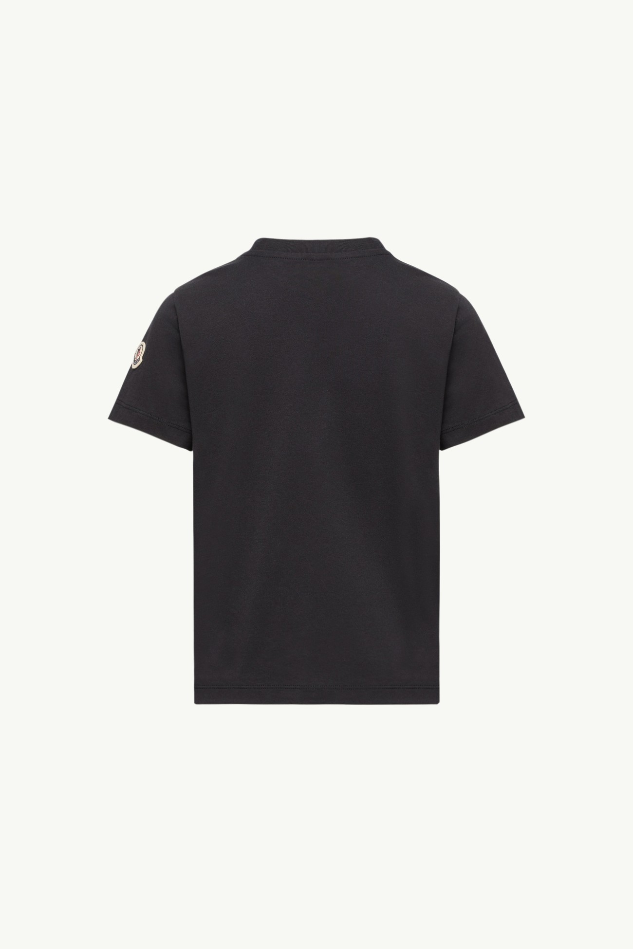Logo Cotton T-Shirt Boy Dark Blue Moncler 2
