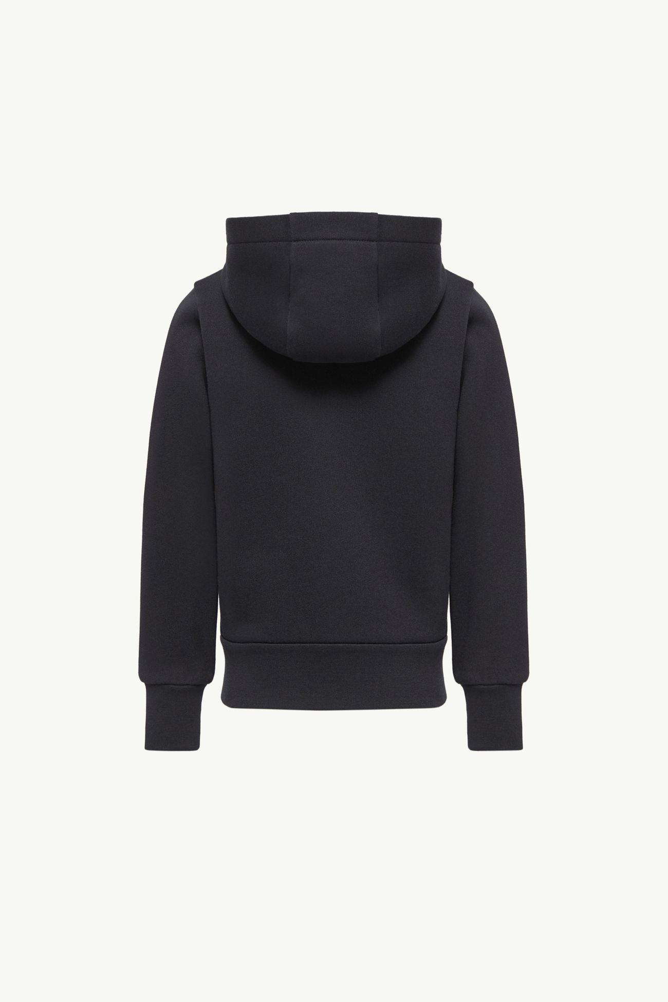 Logo Patch Cotton Zip-Up Hoodie Boy Dark Blue Moncler 3