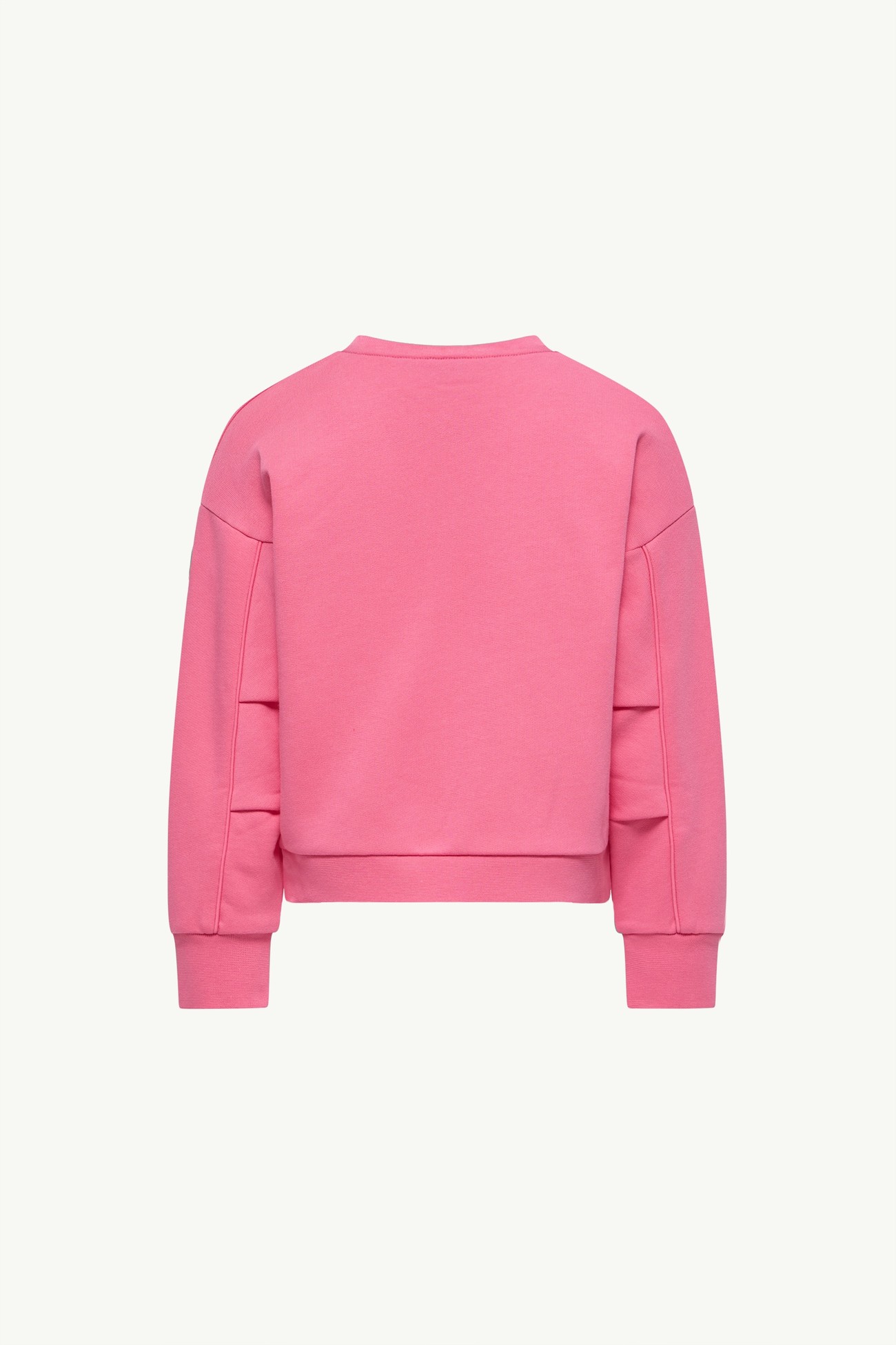 標誌棉質抓毛衛衣 女童 鮮粉紅色 Moncler 2
