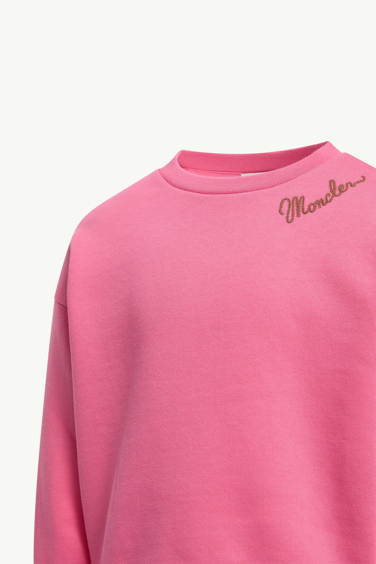 女童标识棉质卫衣 女童 亮粉色 Moncler 3