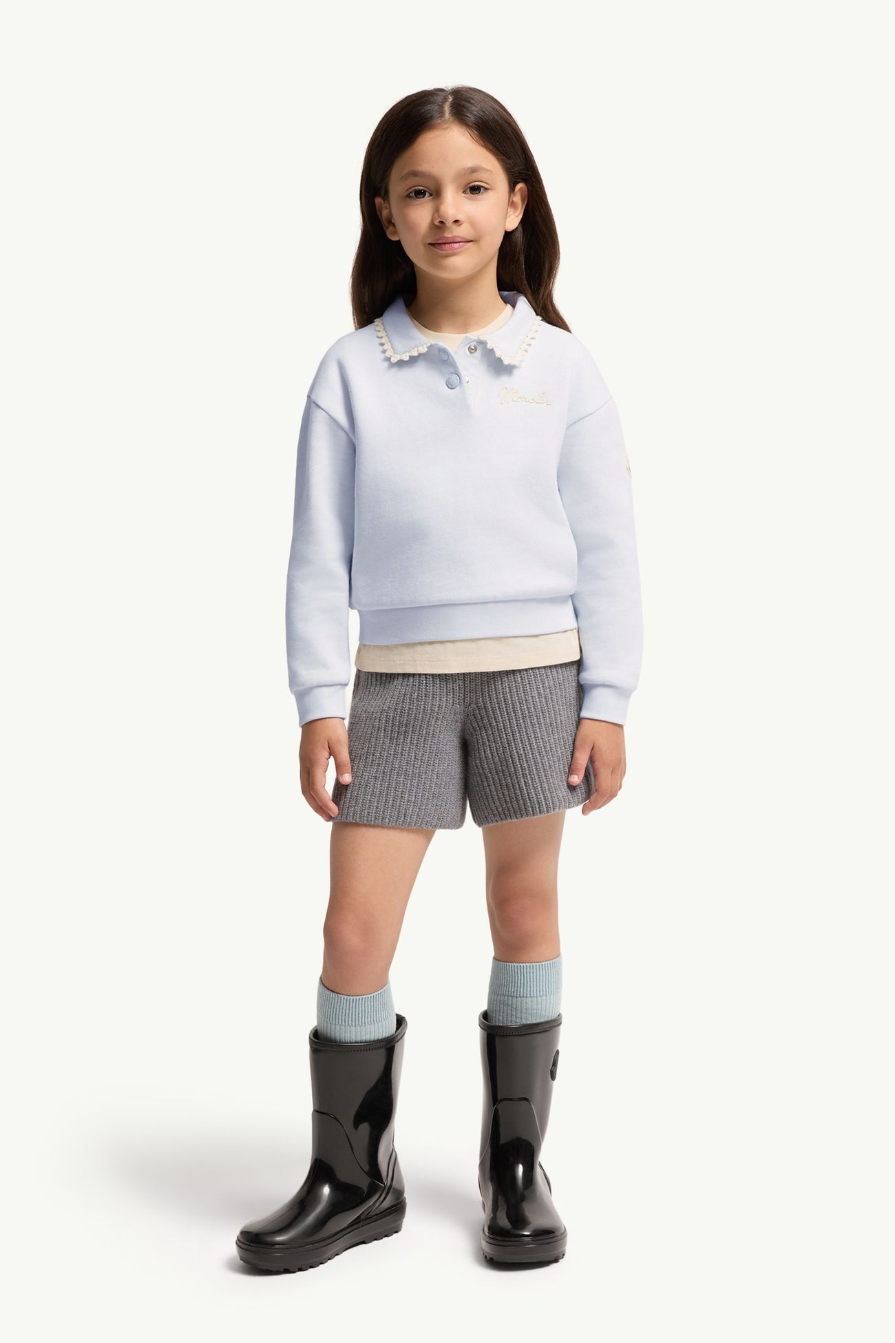 スウェットシャツ ガールズ アイスグレー Moncler 1