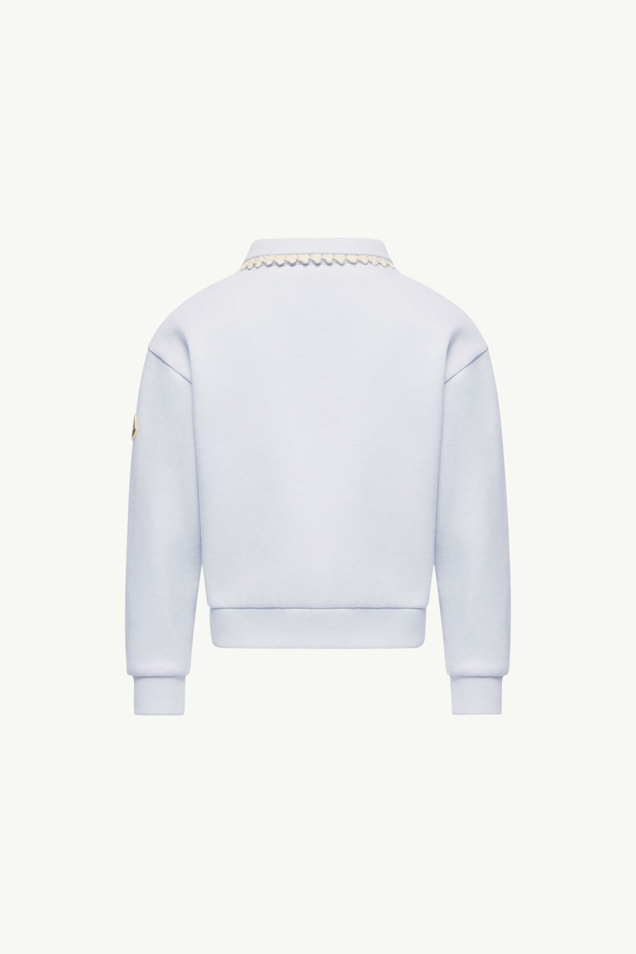 Sweatshirt aus Baumwollfleece Mädchen Eisgrau Moncler 3