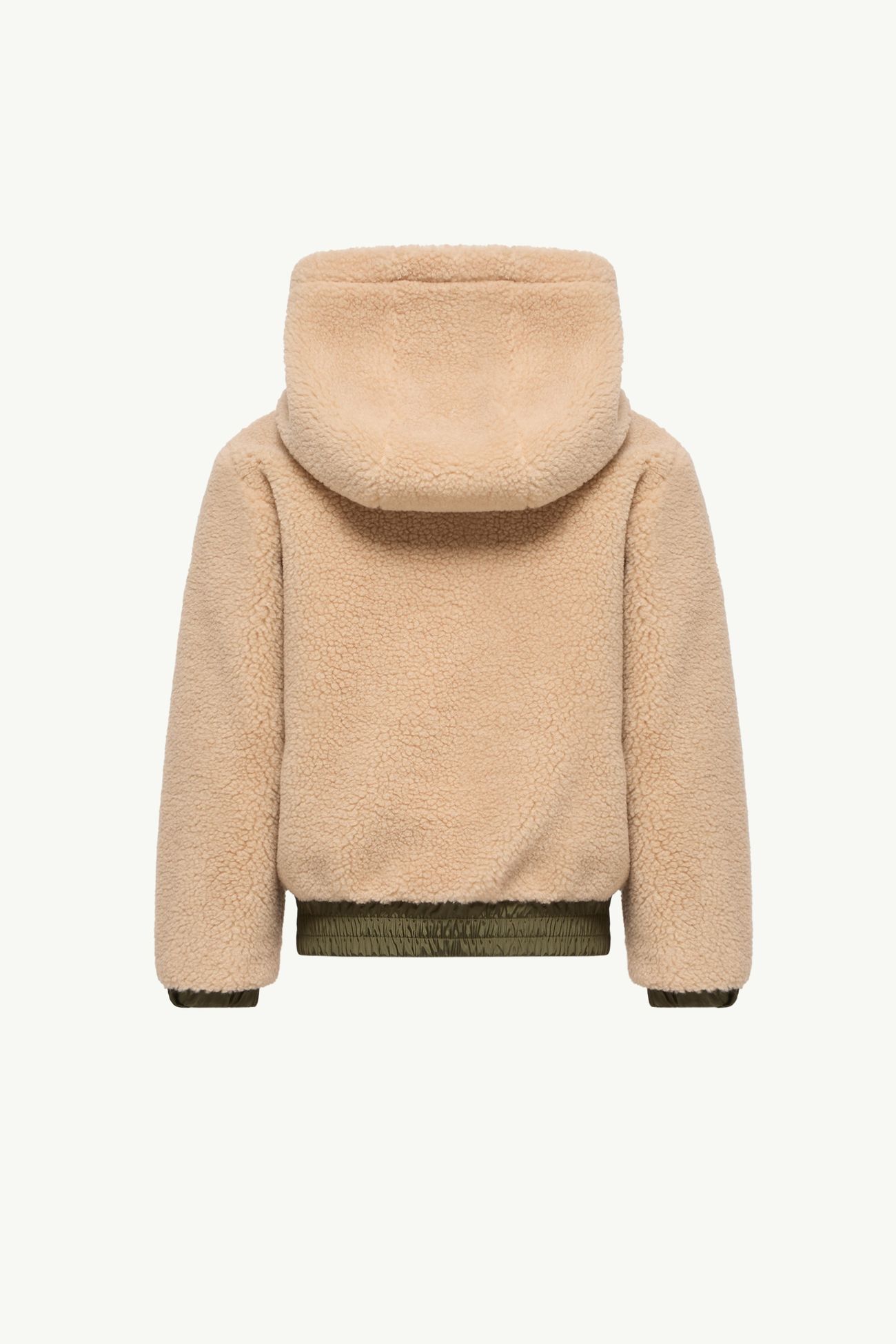 男童泰迪绒风格拉链连帽卫衣 男童 米色 Moncler 3
