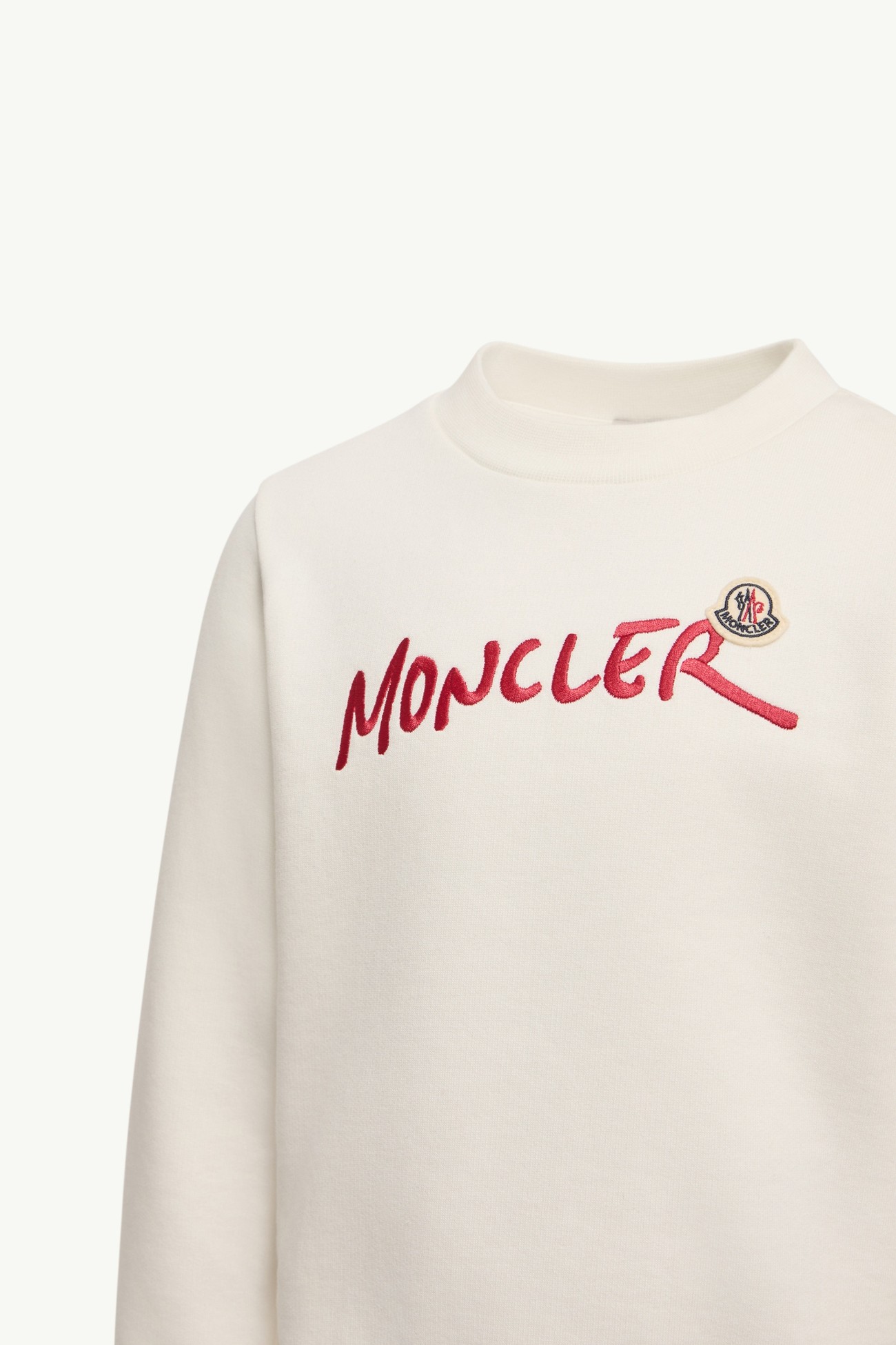 標誌棉質衛衣 男童 白色 Moncler 2