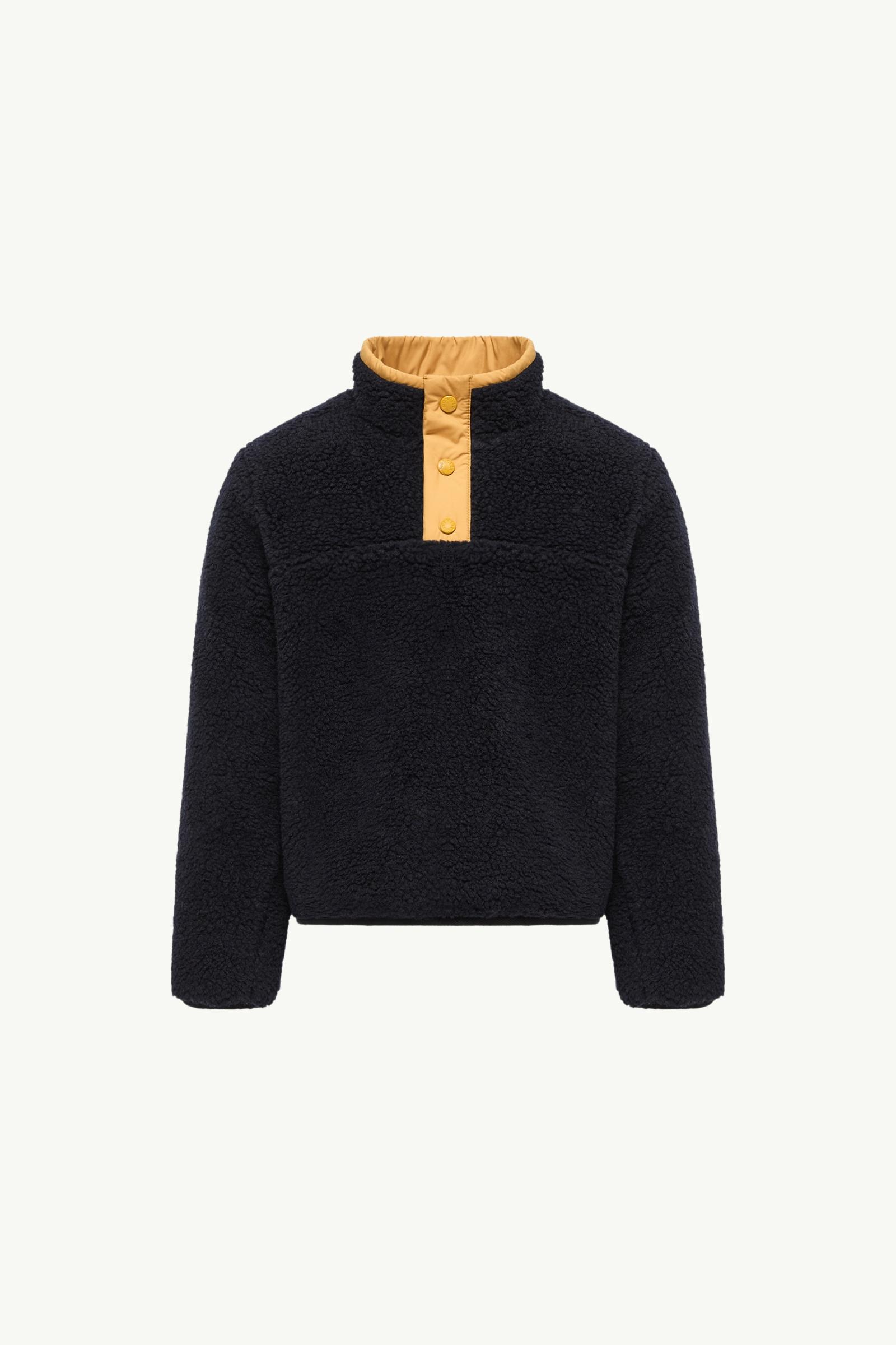 Navy Blue Embroidered Cowboy Teddy Sweatshirt - Sweatshirts