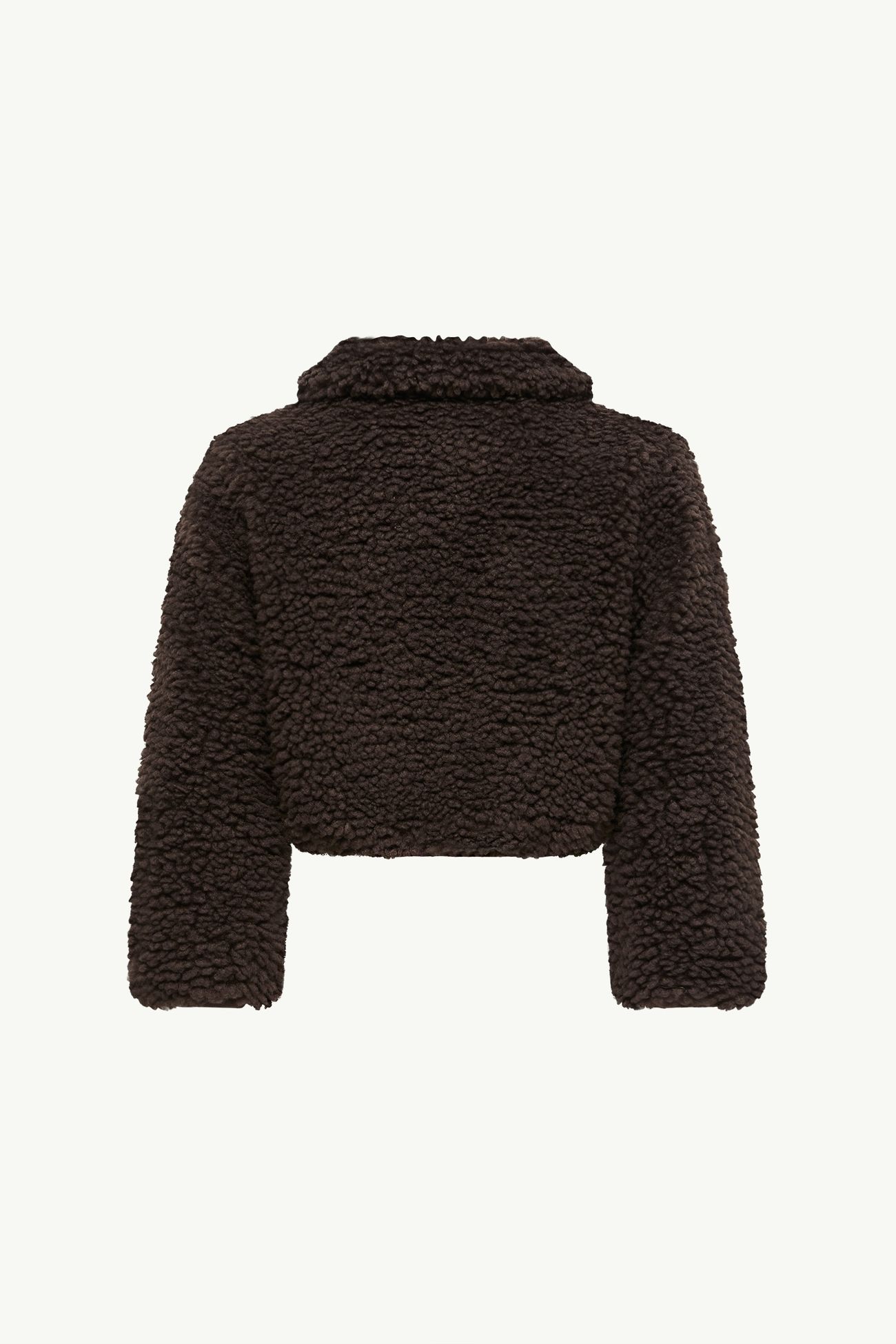 Teddy Zip-Up Sweatshirt Girl Brown Moncler 3