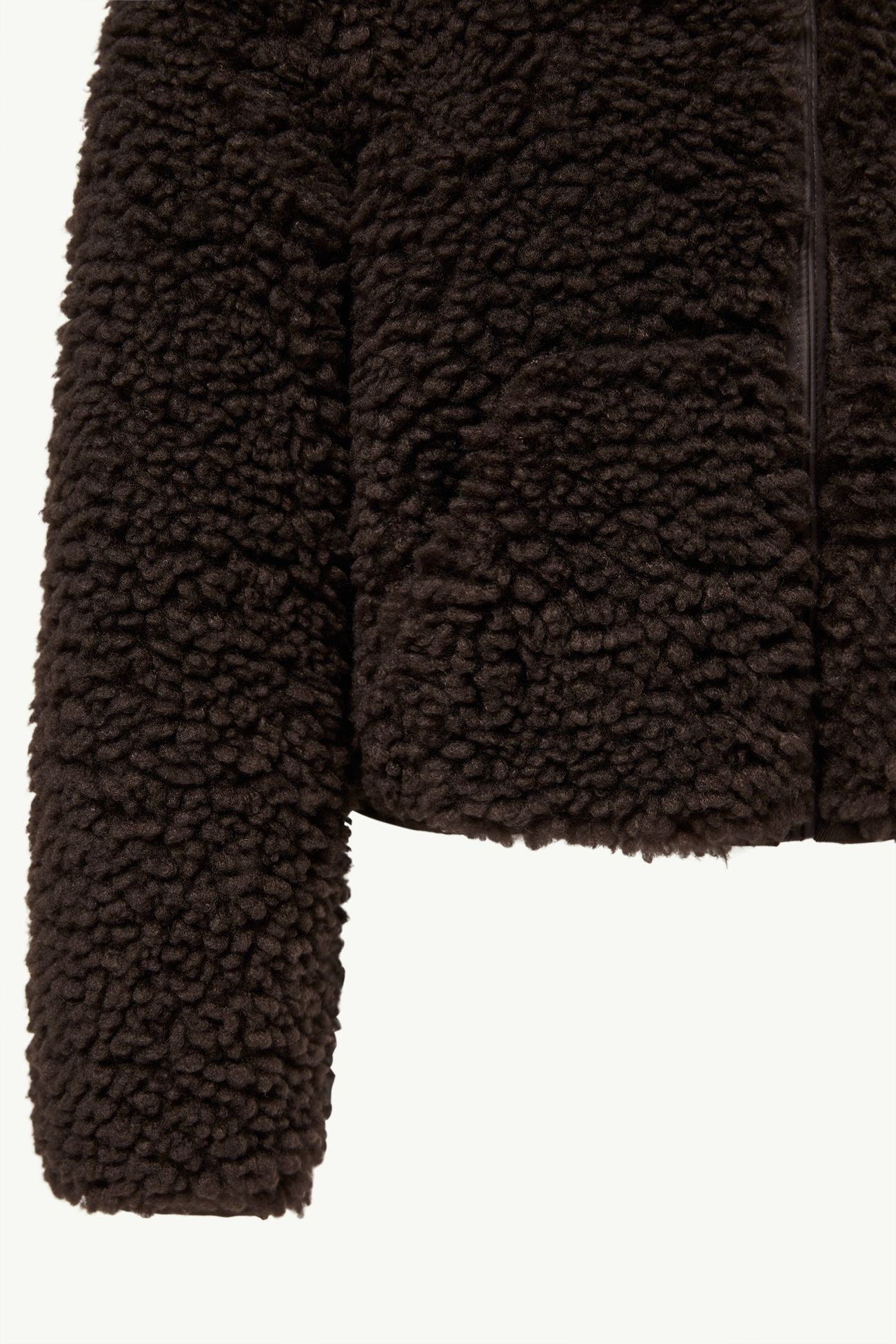女童泰迪绒风格拉链卫衣 女童 棕色 Moncler 4