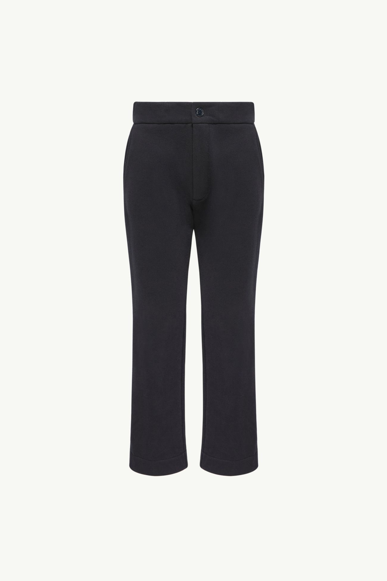 Pantalon de survêtement en coton à logo tricolore Garçon Bleu foncé Moncler 0