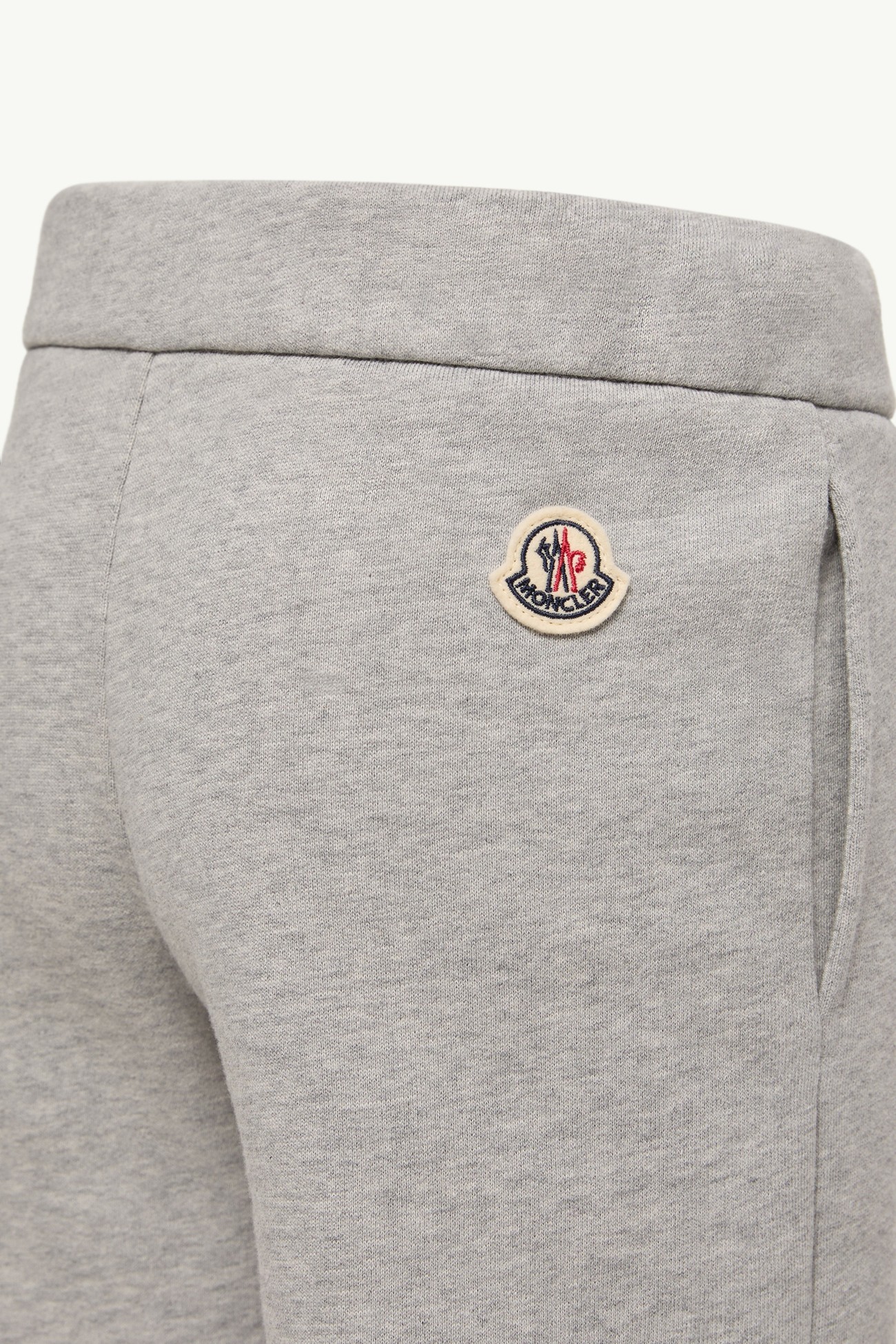 棉質抓毛飾邊運動褲 女童 灰色 Moncler 4