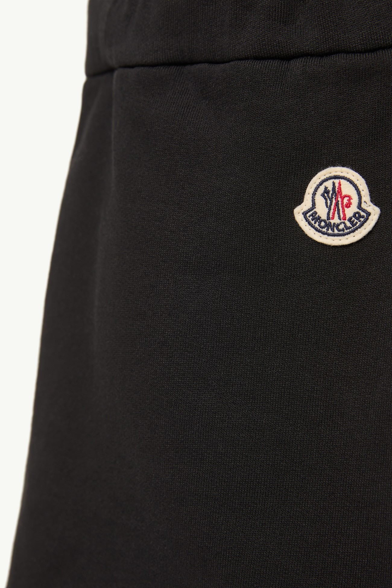 Rock aus Baumwolle mit Blumenbesatz Mädchen Schwarz Moncler 4