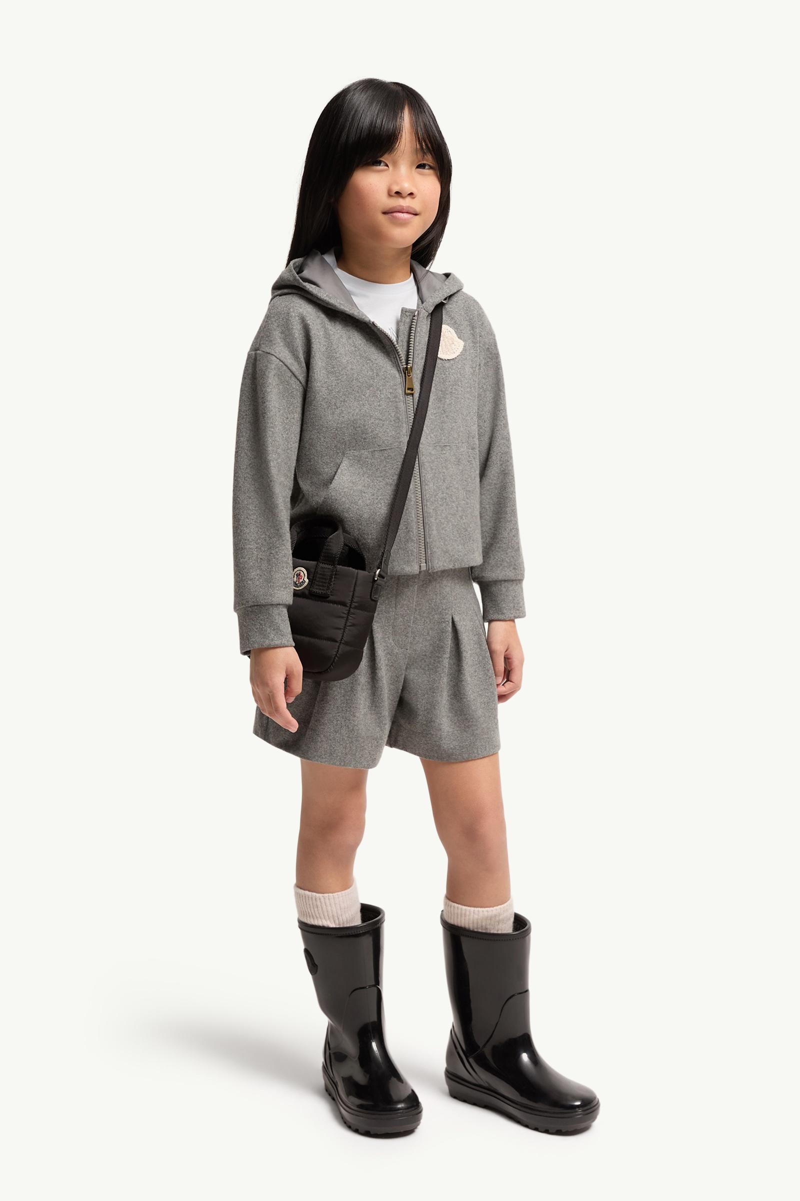 Grey Wool Jersey Set - Pants & Tracksuits for Children | Moncler US