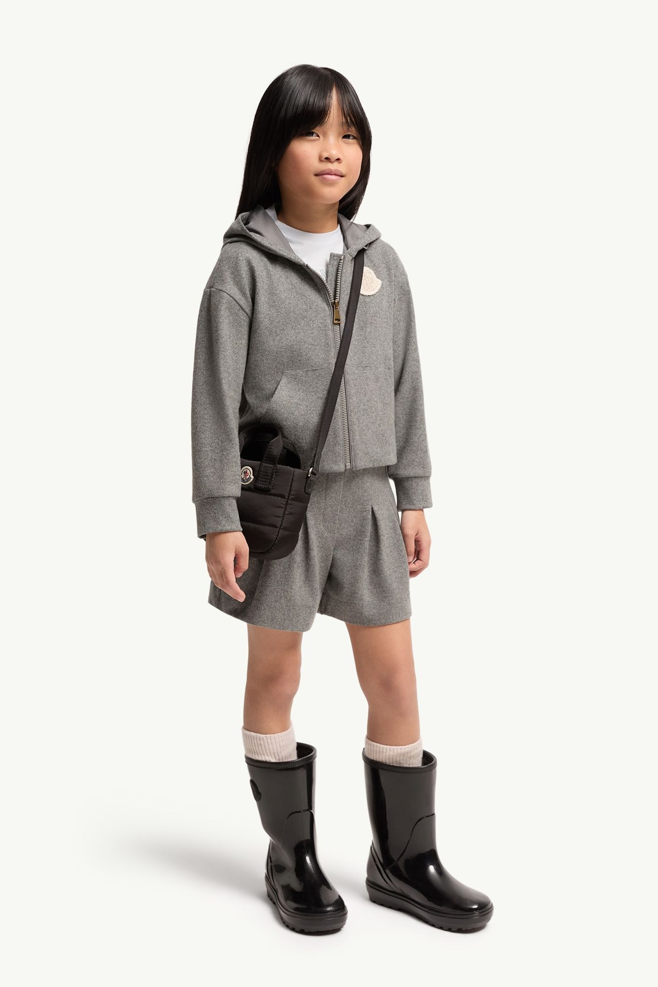 羊毛針織套裝 女童 灰色 Moncler 1