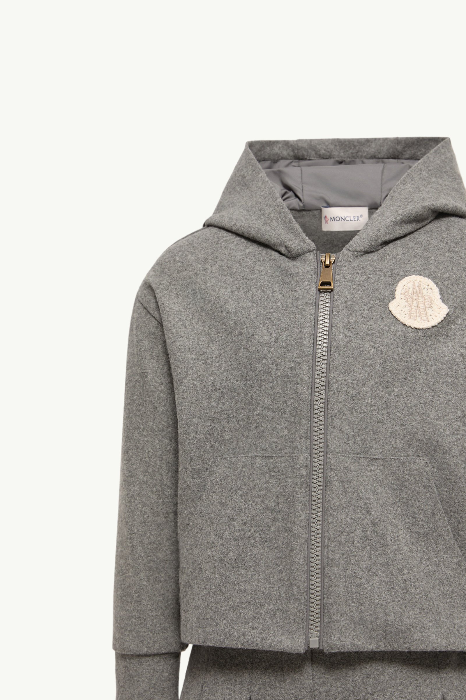 MONCLER裏起毛セットアップ　12Y152㎝ Grey Wool Jersey Set - Pants & Tracksuits for Children | Moncler US