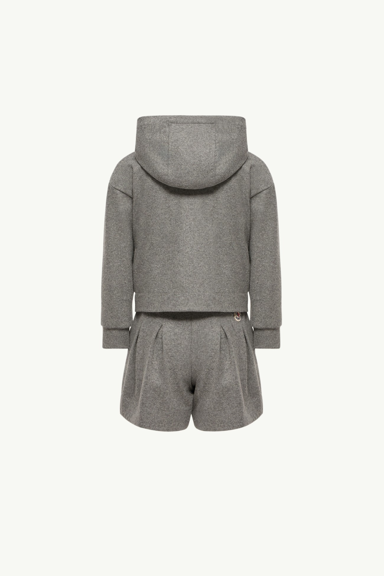 Set in jersey di lana Bambina Grigio Moncler 3