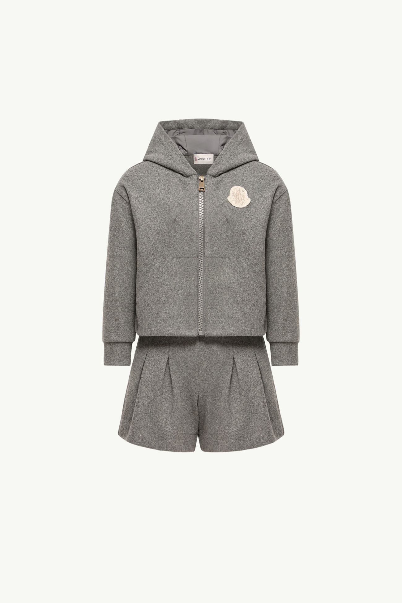 羊毛針織套裝 女童 灰色 Moncler 0