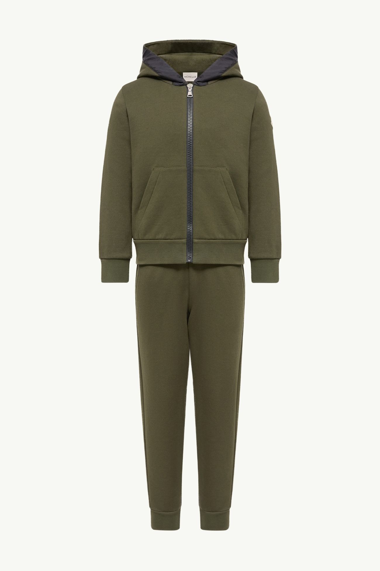 男童棉质标识运动服 男童 橄榄绿 Moncler 0