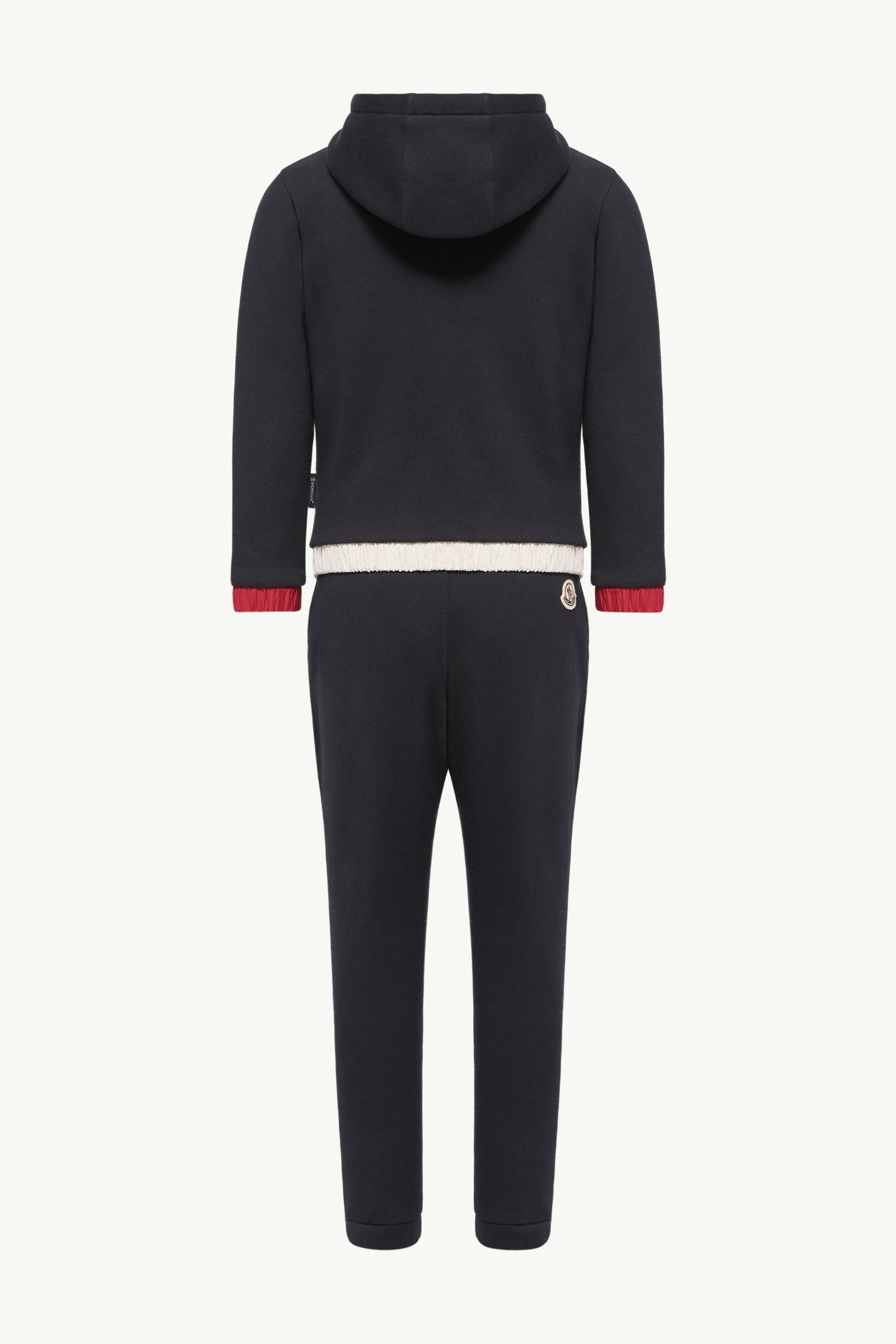 Navy Blue Cotton Fleece Sweatsuit - Pants & Tracksuits for