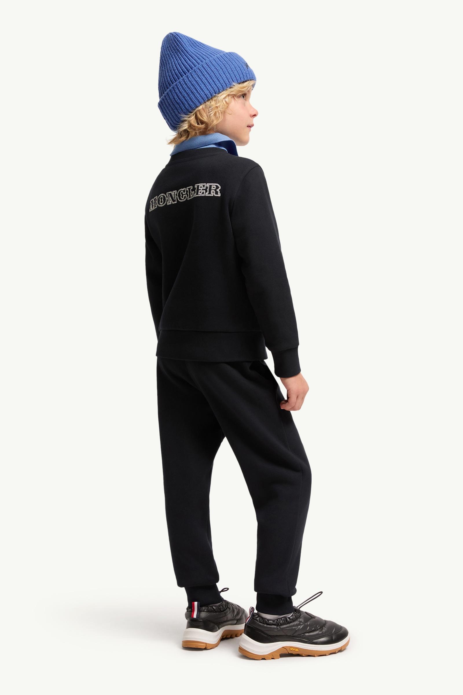 Dark Blue Embroidered Logo Cotton Sweatsuit - Pants & Tracksuits